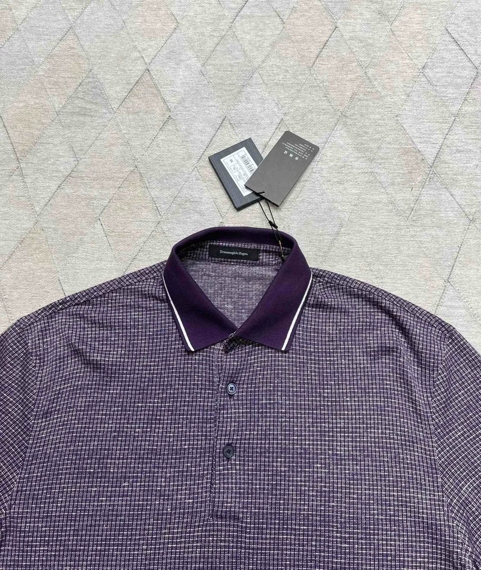 Ermenegildo Zegna Ermenegildo Zegna Linen Cotton Knit Polo Size US M / EU 48-50 / 2 - 2 Thumbnail