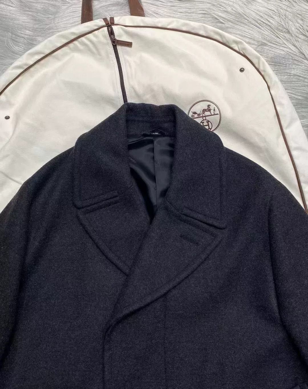 Hermes Hermes Autumn Winter Wool Coat Size US M / EU 48-50 / 2 - 4 Thumbnail
