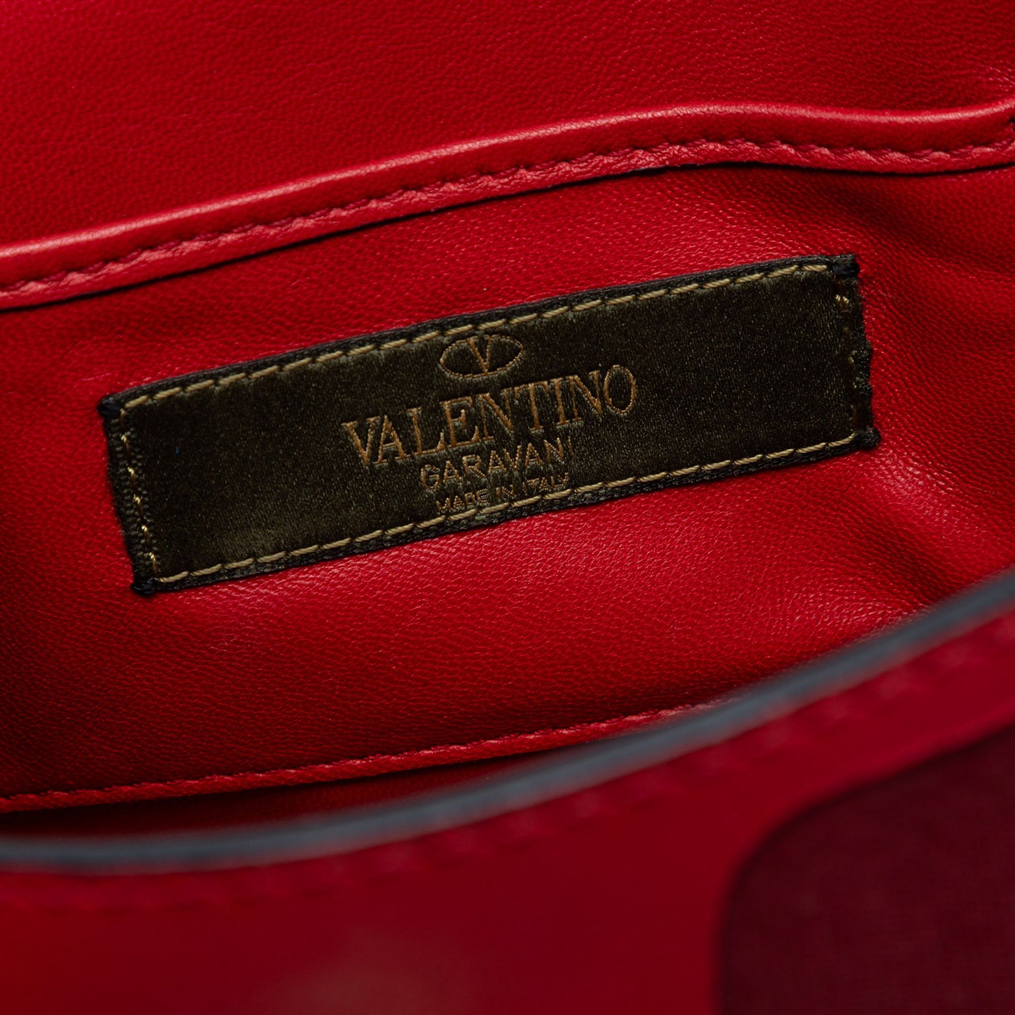 Valentino Mini Nappa and Canvas Camouflage Rockstud Flap Crossbody Size ONE SIZE - 5 Thumbnail