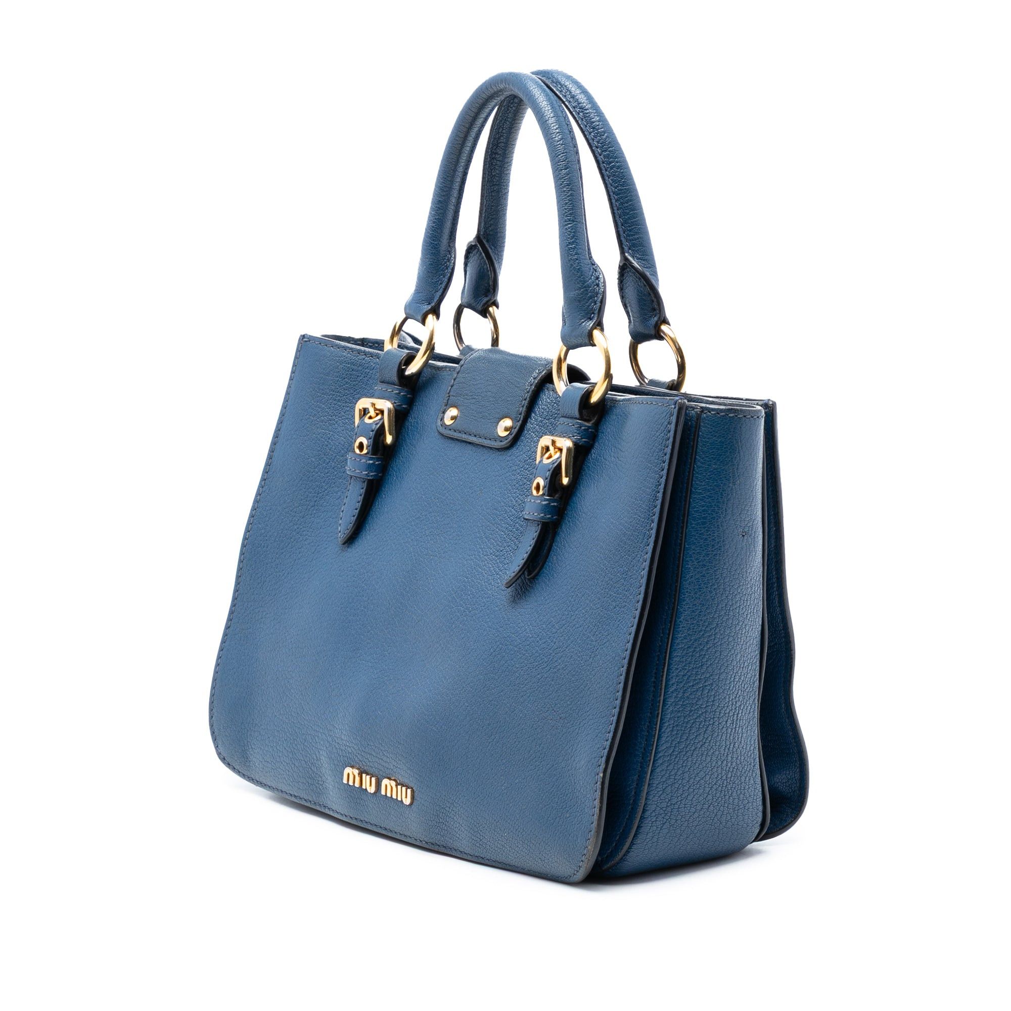 Miu Miu Goatskin Madras Satchel Size ONE SIZE - 2 Thumbnail