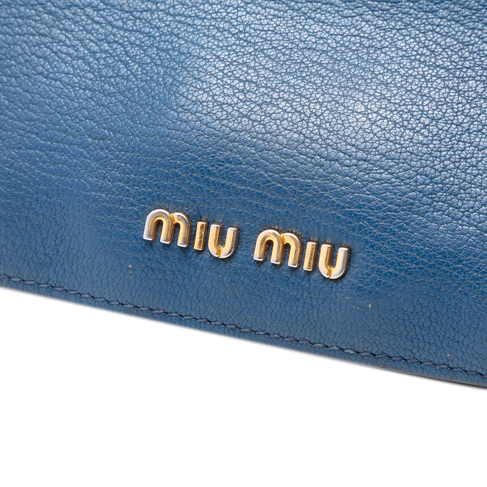 Miu Miu Goatskin Madras Satchel Size ONE SIZE - 5 Thumbnail
