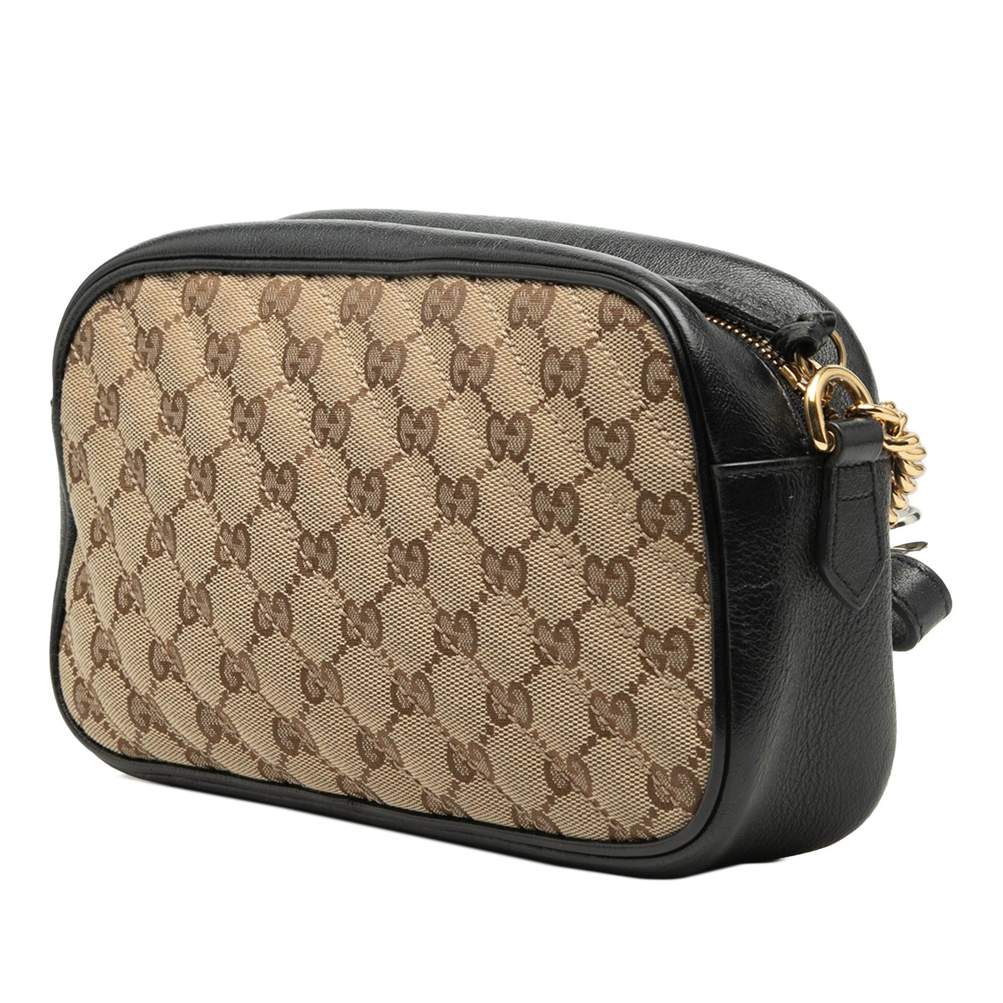 Gucci Small GG Marmont Matelasse GG Canvas and Leather Crossbody Size ONE SIZE - 2 Thumbnail