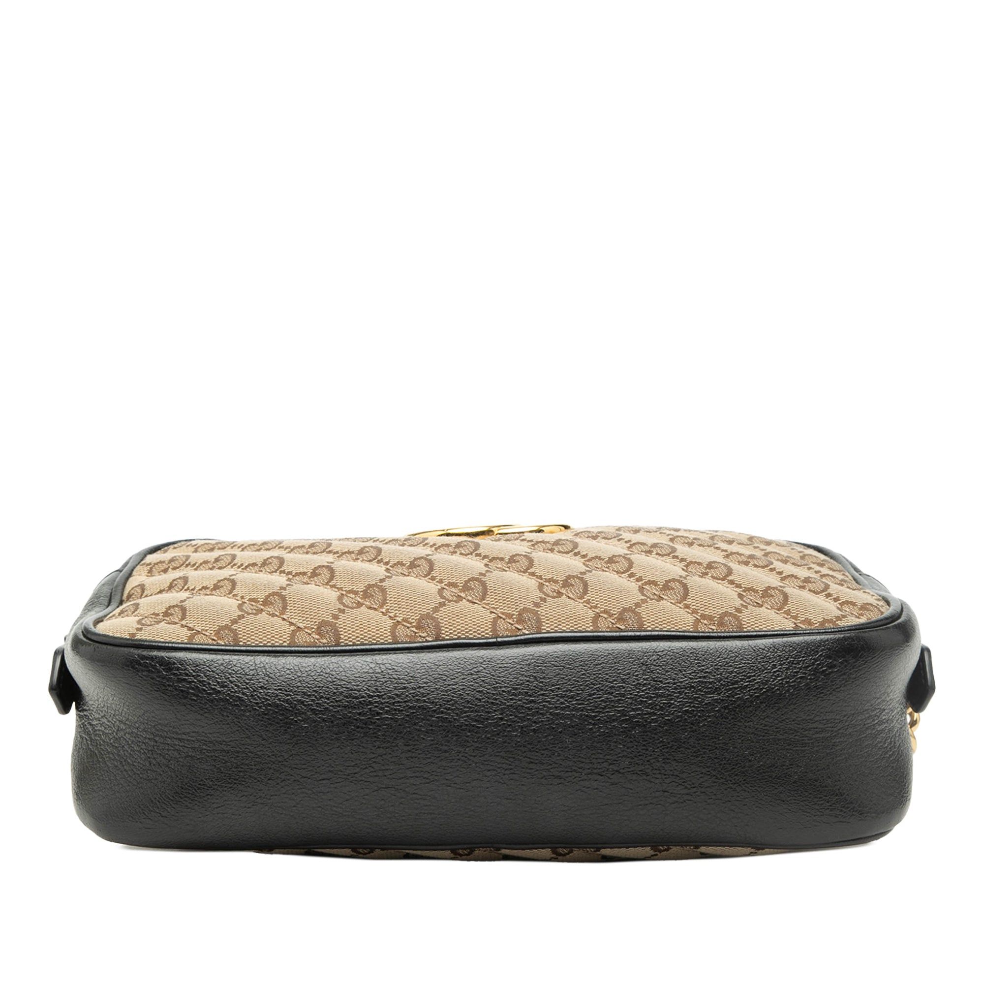 Gucci Small GG Marmont Matelasse GG Canvas and Leather Crossbody Size ONE SIZE - 3 Thumbnail