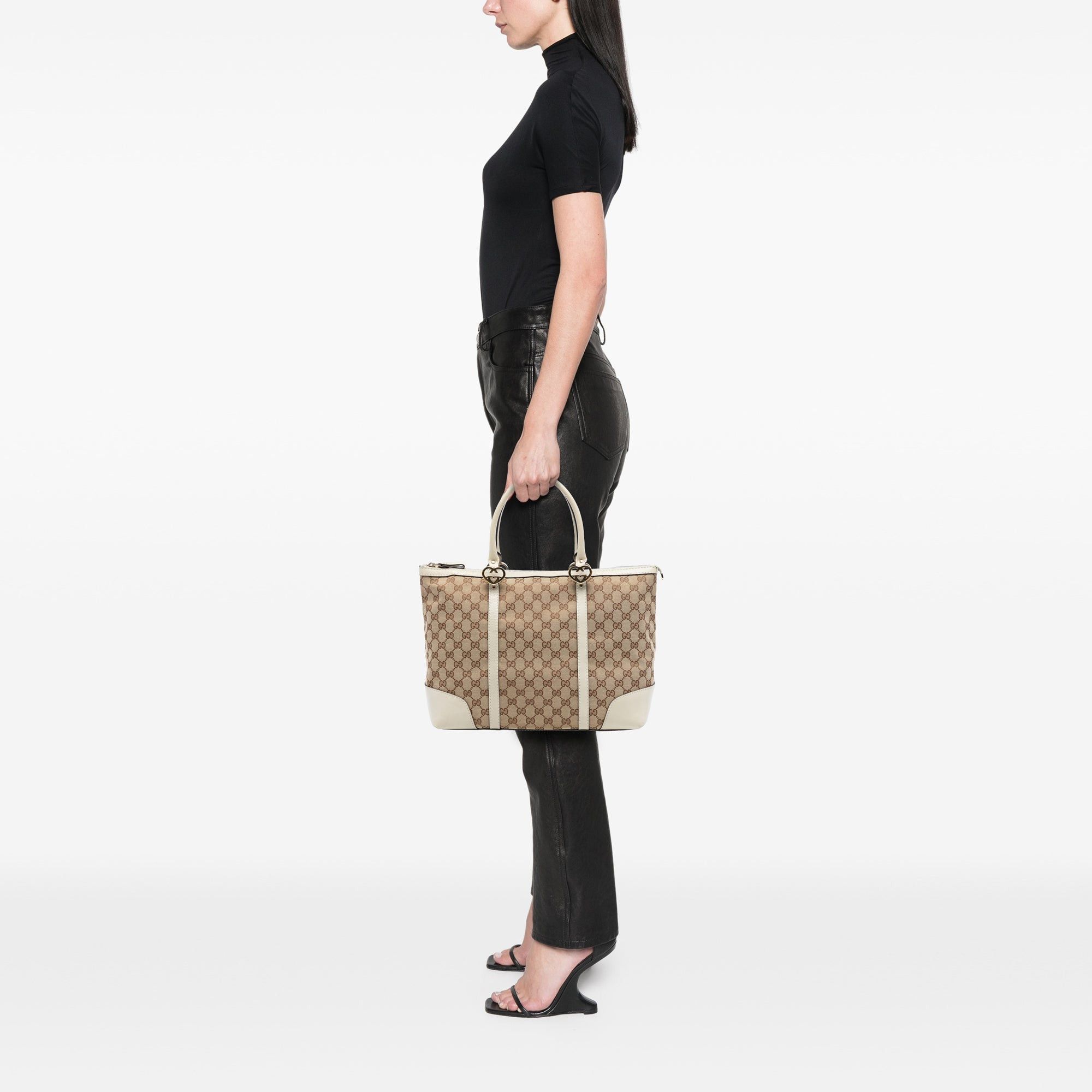 Gucci GG Canvas Lovely Tote Size ONE SIZE - 7 Thumbnail