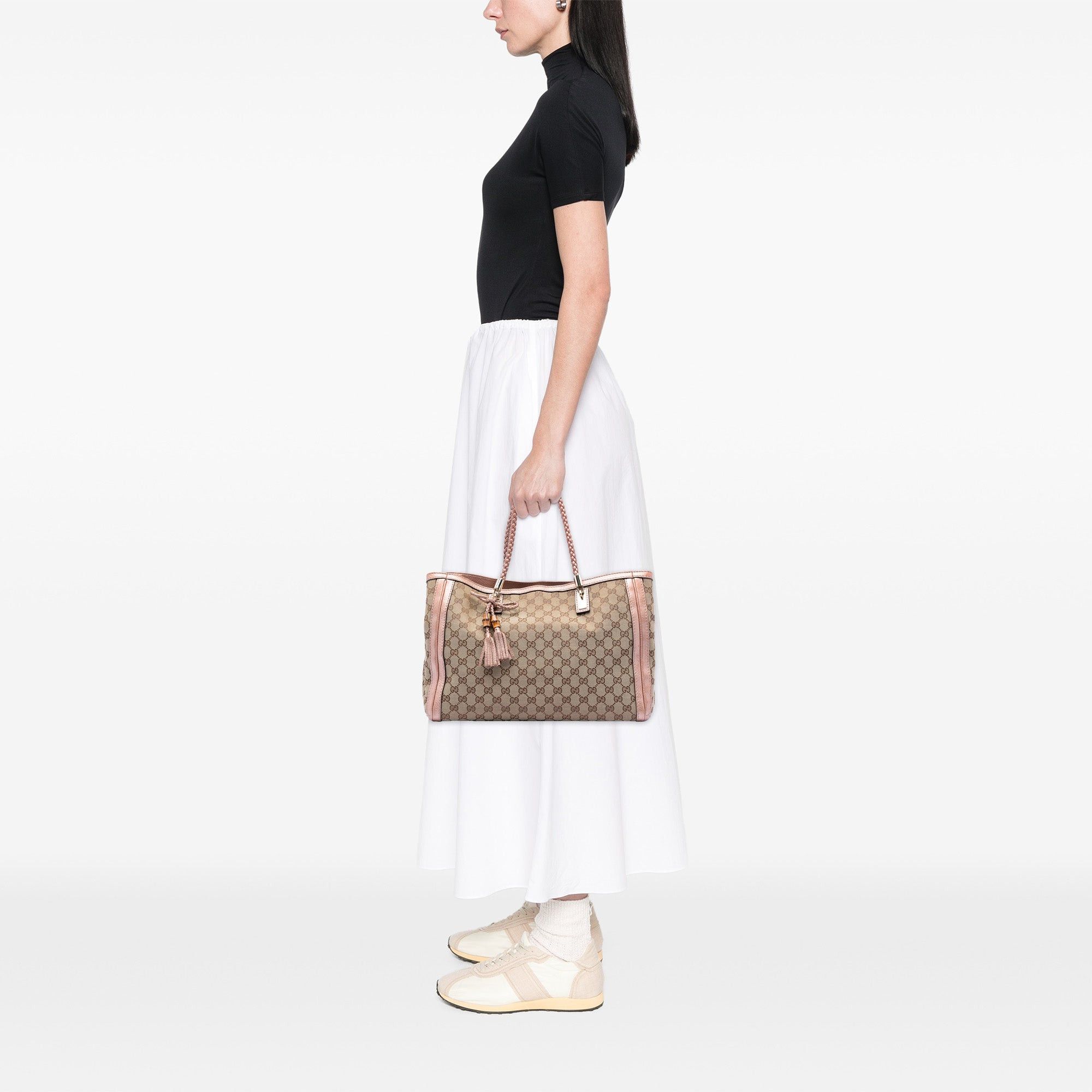 Gucci Medium GG Canvas Bella Tote Size ONE SIZE - 7 Thumbnail