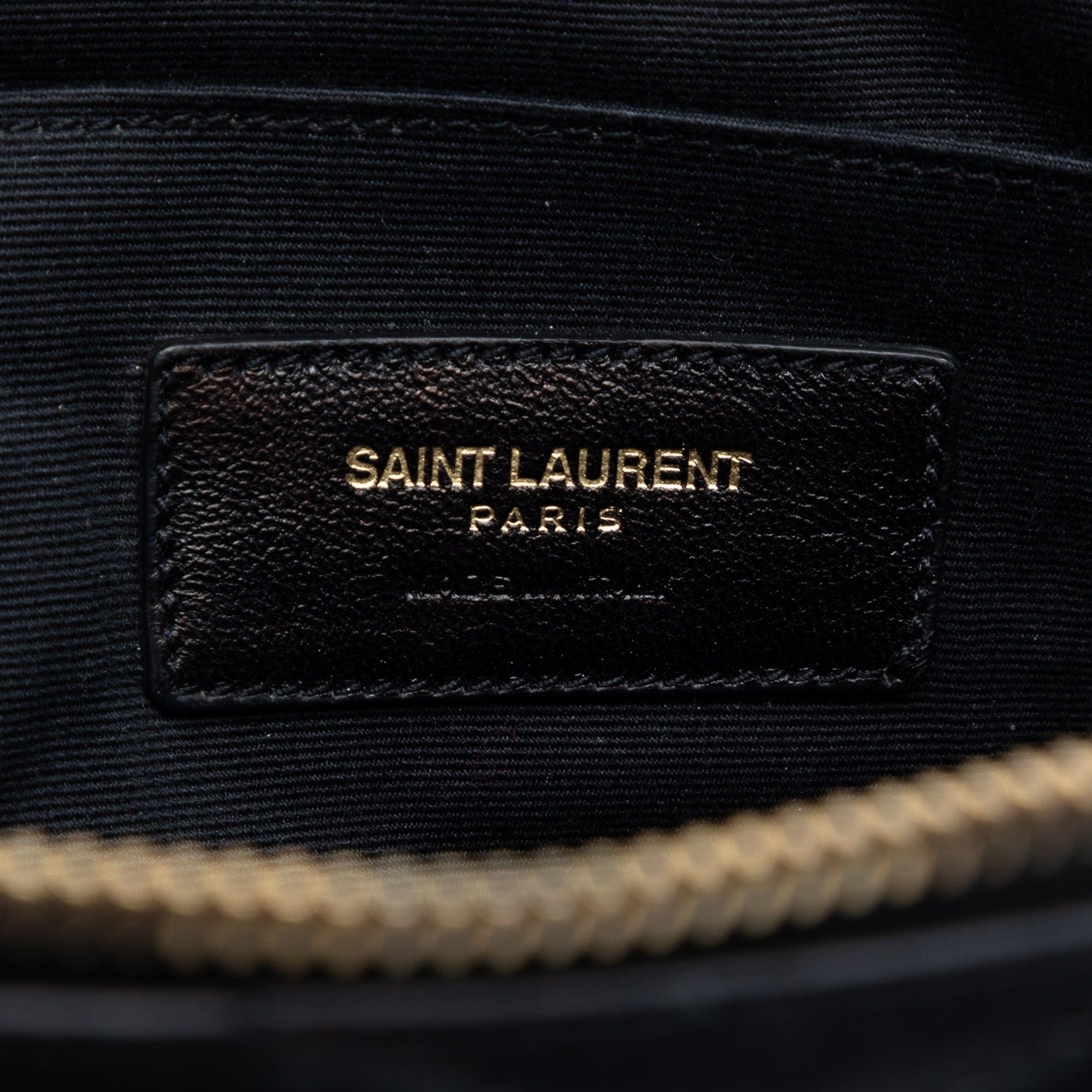Saint Laurent Paris Quilted Chevron Leather Monogram Document Holder Size ONE SIZE - 5 Thumbnail