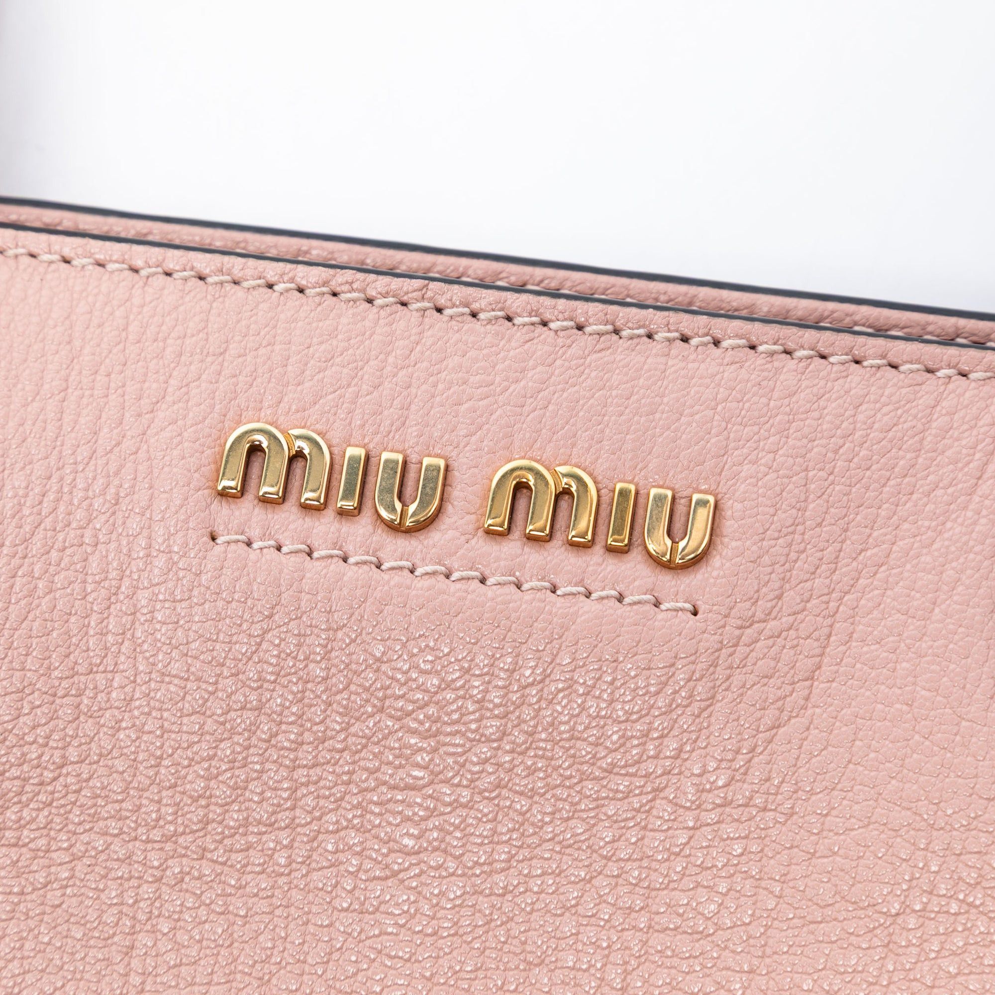 Miu Miu Goatskin Madras Front Pocket Satchel Size ONE SIZE - 5 Thumbnail