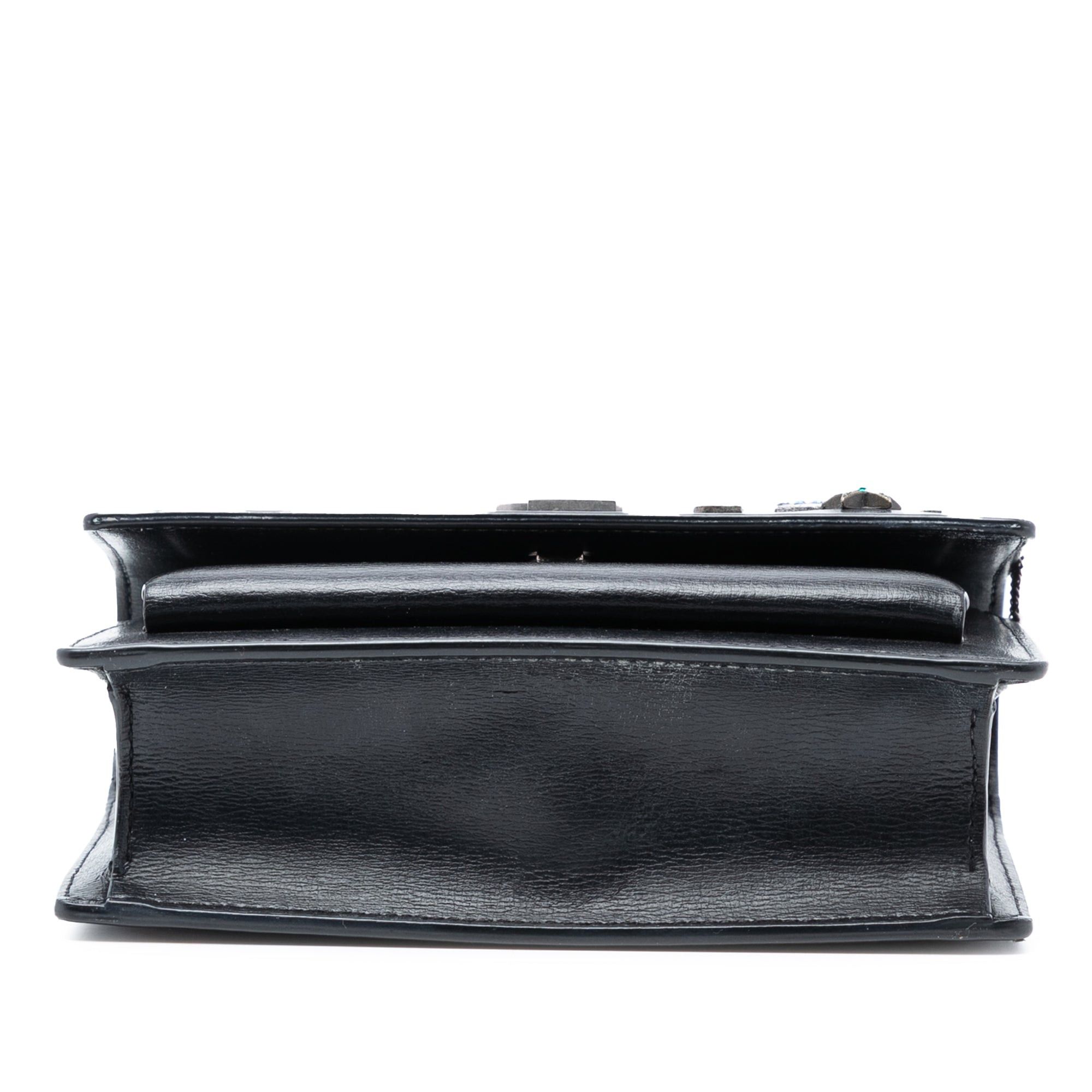 Saint Laurent Paris Mini Calfskin Monogram Lucky Charms Sunset Wallet on Chain Size ONE SIZE - 3 Thumbnail