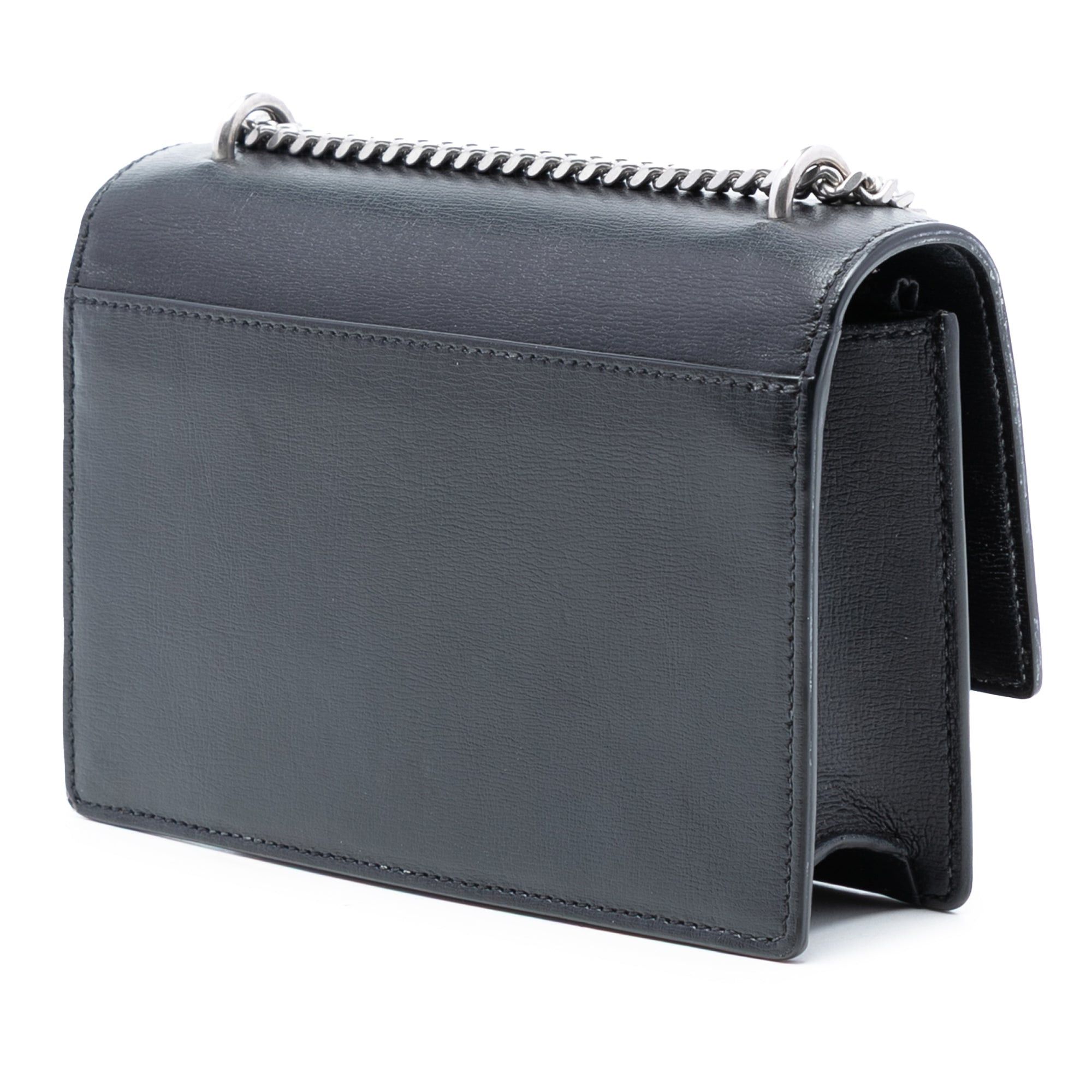 Saint Laurent Paris Mini Calfskin Monogram Lucky Charms Sunset Wallet on Chain Size ONE SIZE - 2 Thumbnail