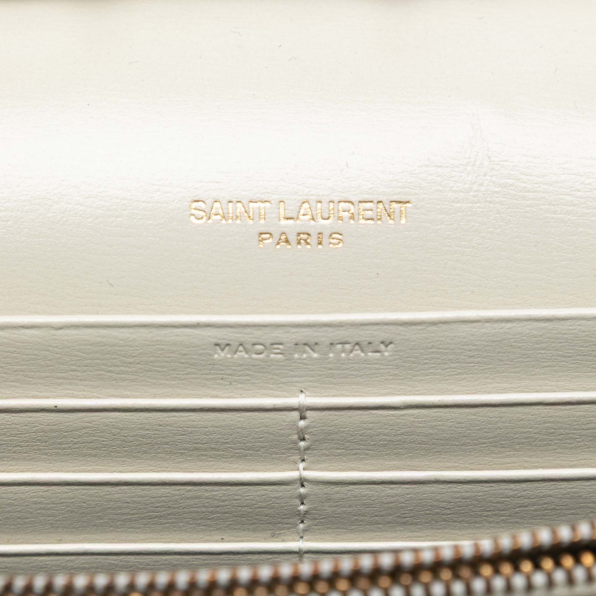 Saint Laurent Paris Leather Monogram Sulpice Chain Wallet Size ONE SIZE - 5 Thumbnail