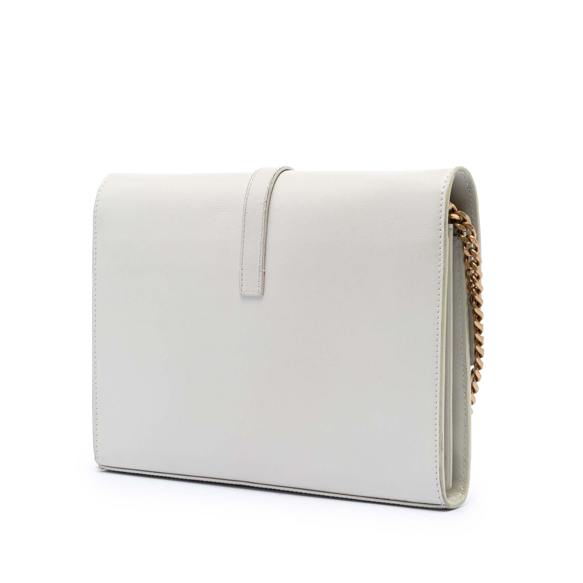 Saint Laurent Paris Leather Monogram Sulpice Chain Wallet Size ONE SIZE - 2 Thumbnail