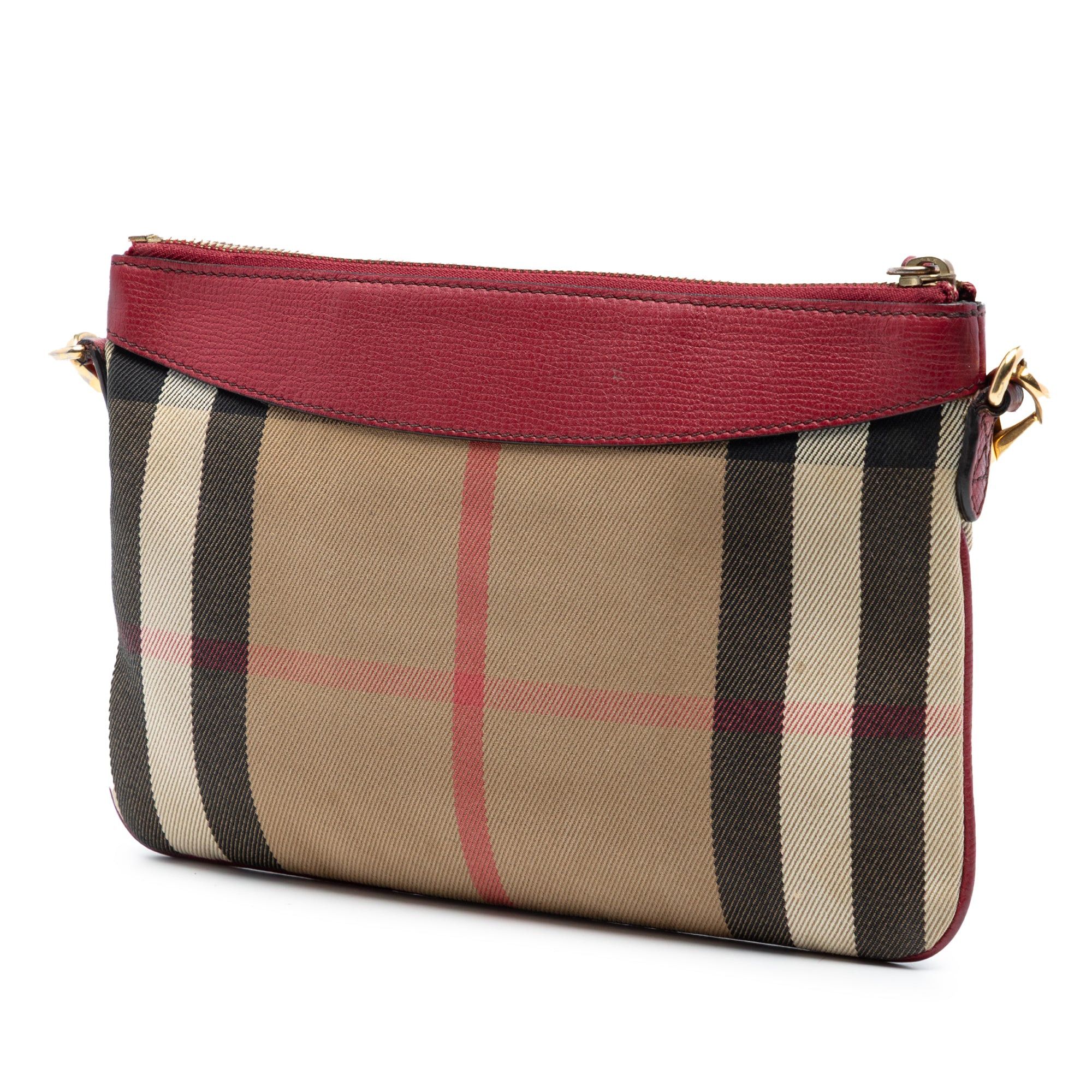 Burberry House Check Canvas Derby Peyton Crossbody Size ONE SIZE - 2 Thumbnail