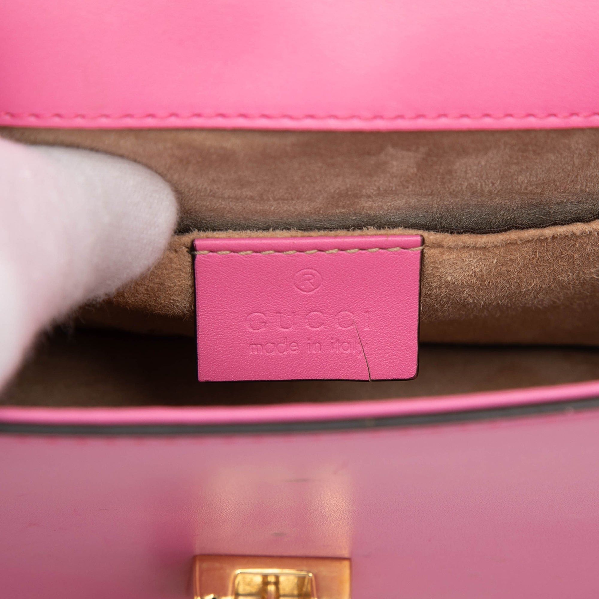 Gucci Mini Calfskin Web Sylvie Chain Crossbody Size ONE SIZE - 5 Thumbnail