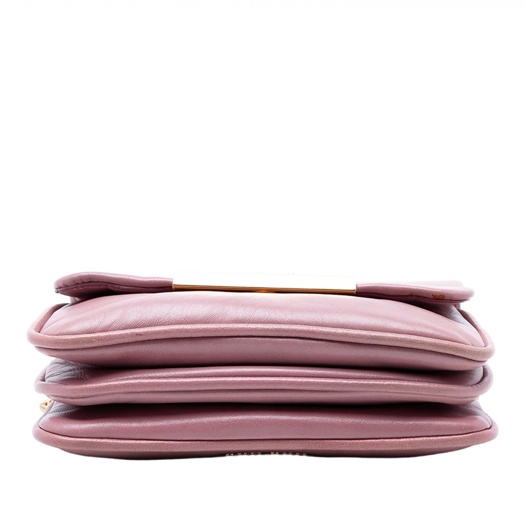 Miu Miu Leather Frame Chain Crossbody Size ONE SIZE - 3 Thumbnail
