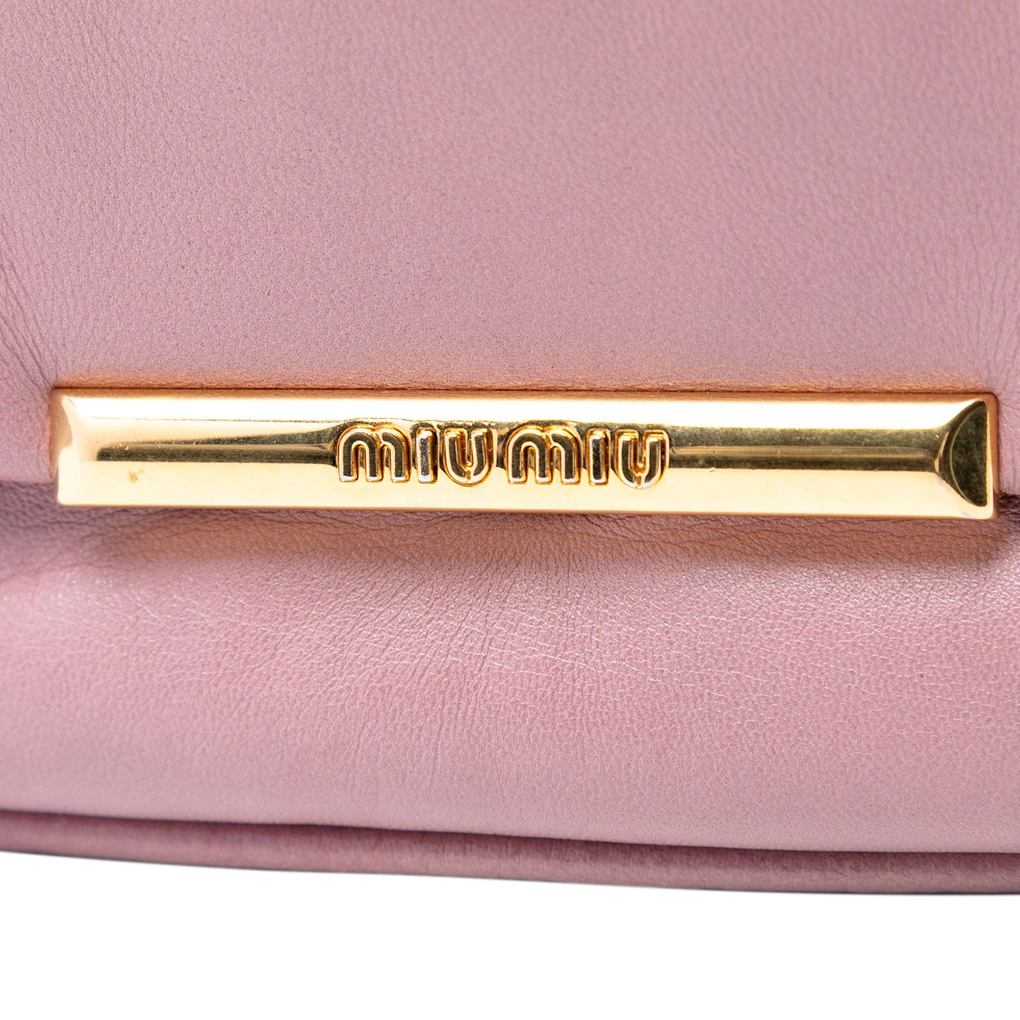 Miu Miu Leather Frame Chain Crossbody Size ONE SIZE - 5 Thumbnail