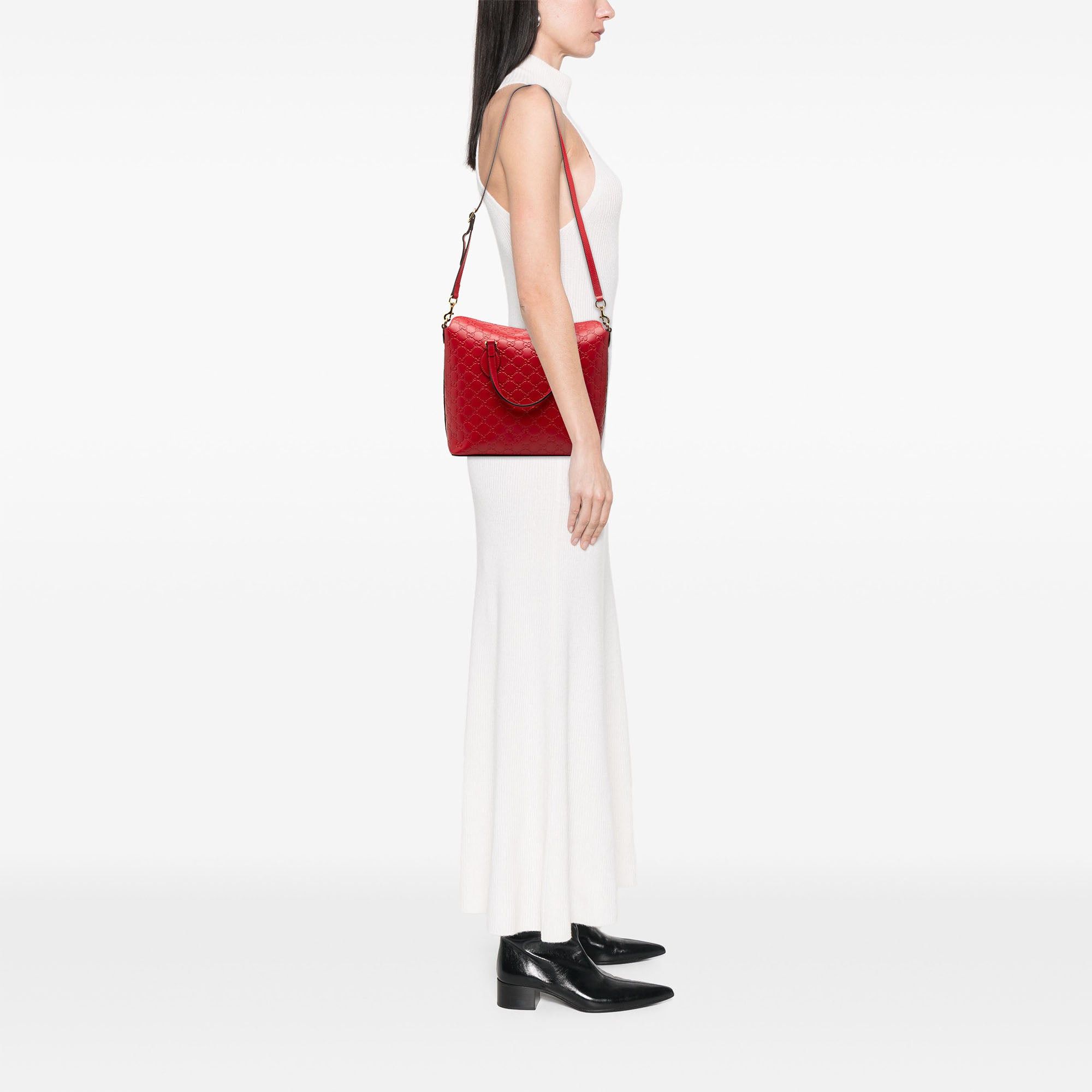 Gucci Guccissima Linea A Fold Over Satchel Size ONE SIZE - 7 Thumbnail