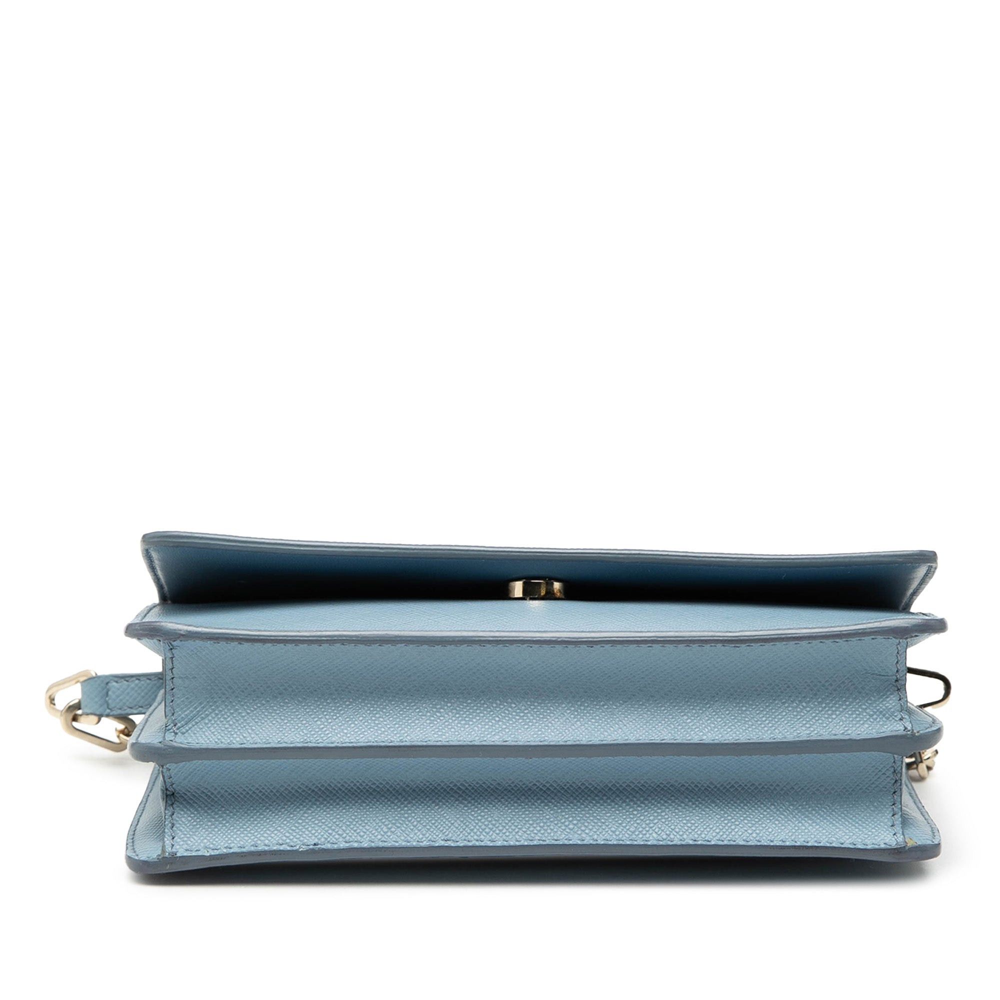 Prada Saffiano Lux Wallet On Chain Size ONE SIZE - 3 Thumbnail