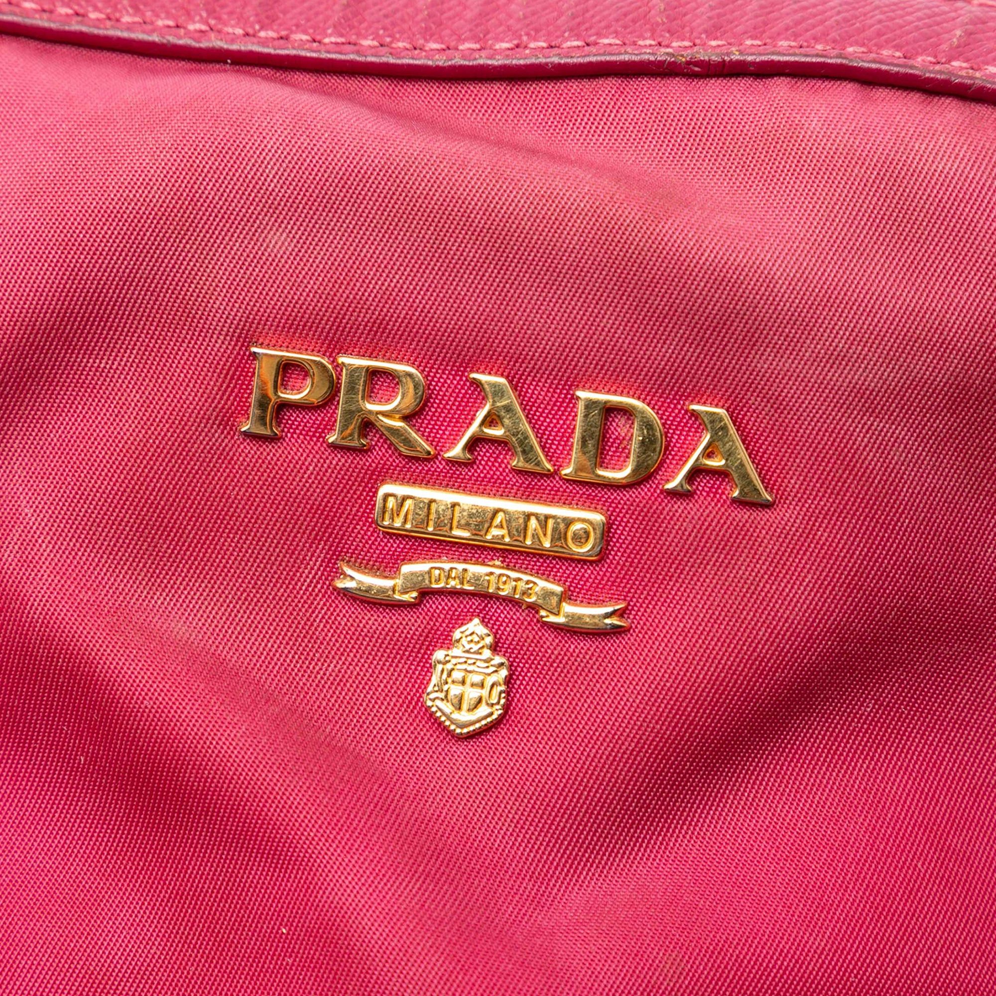 Prada Saffiano Trimmed Tessuto Dome Satchel Size ONE SIZE - 5 Thumbnail