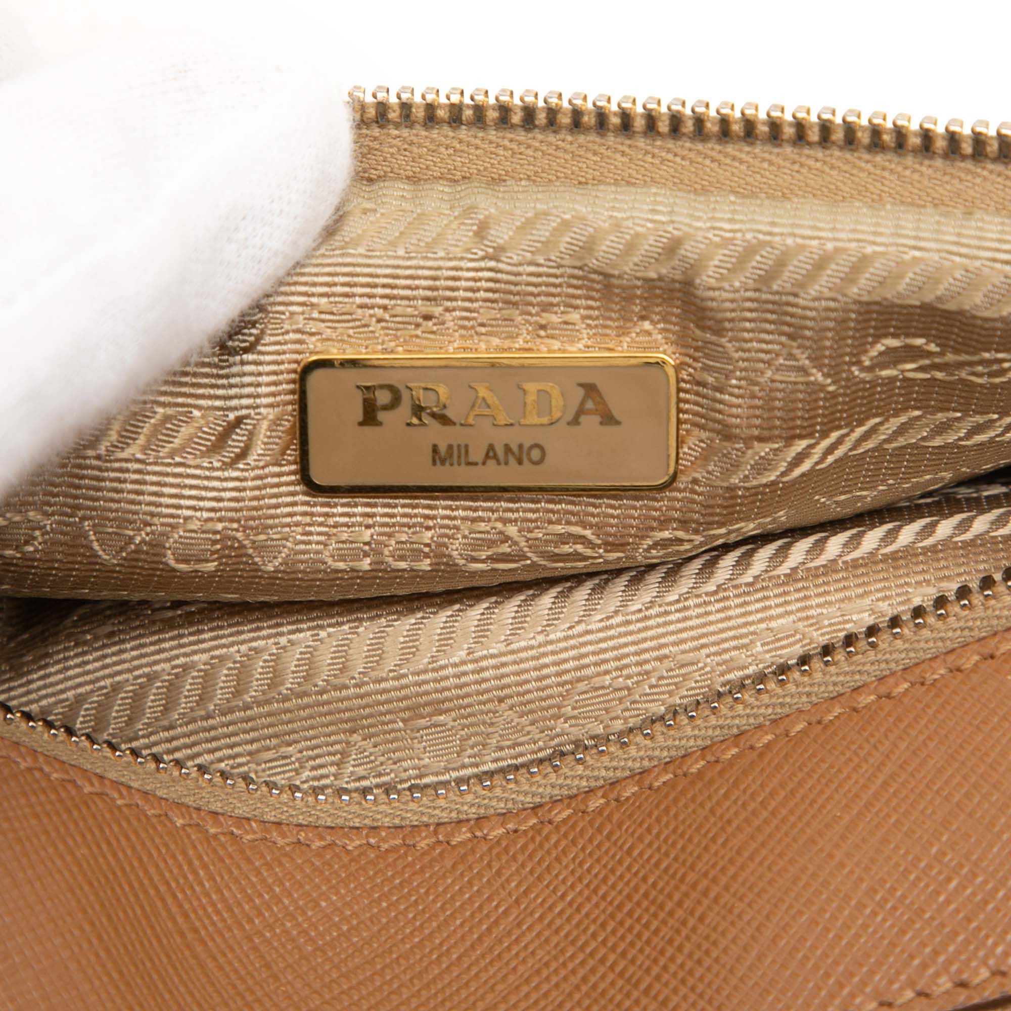 Prada Mini Saffiano Double Zip Crossbody Size ONE SIZE - 5 Thumbnail