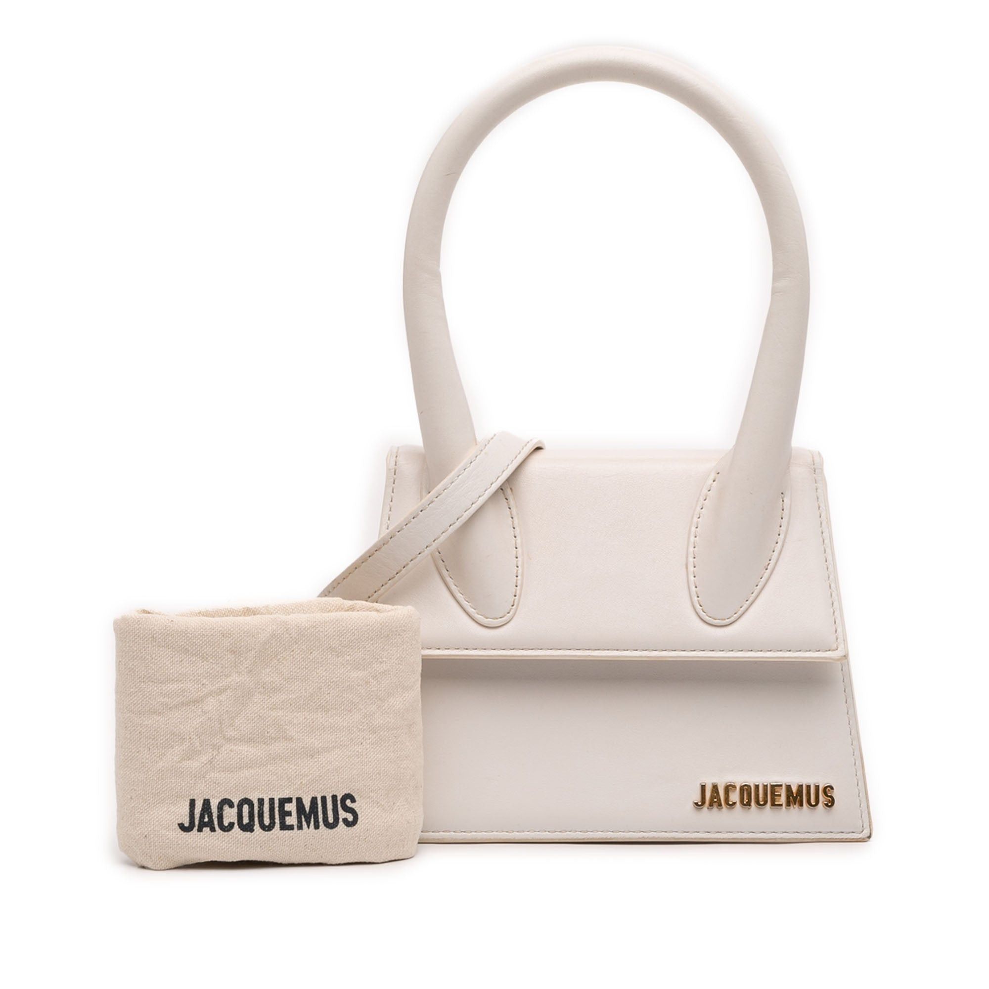 Jacquemus Leather Le Chiquito Moyen Size ONE SIZE - 10 Thumbnail