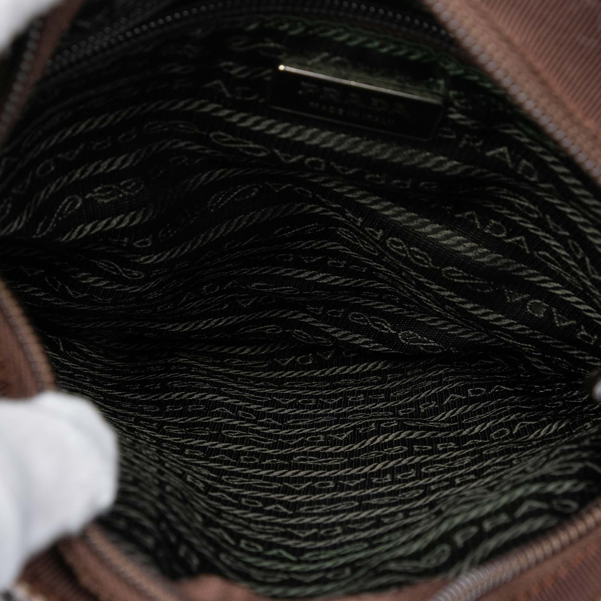 Prada Vitello Trimmed Tweed Flat Tote Size ONE SIZE - 4 Thumbnail