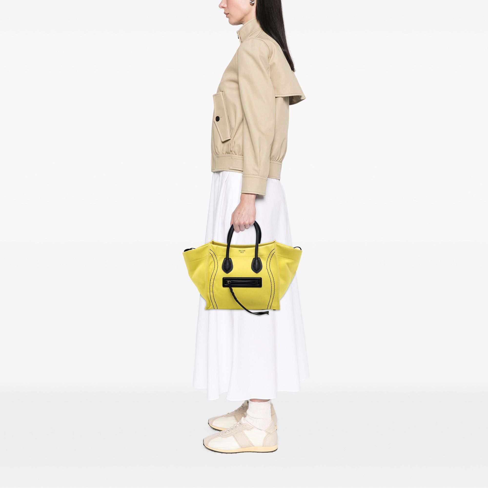 Celine Medium Canvas Phantom Luggage Tote Size ONE SIZE - 7 Thumbnail