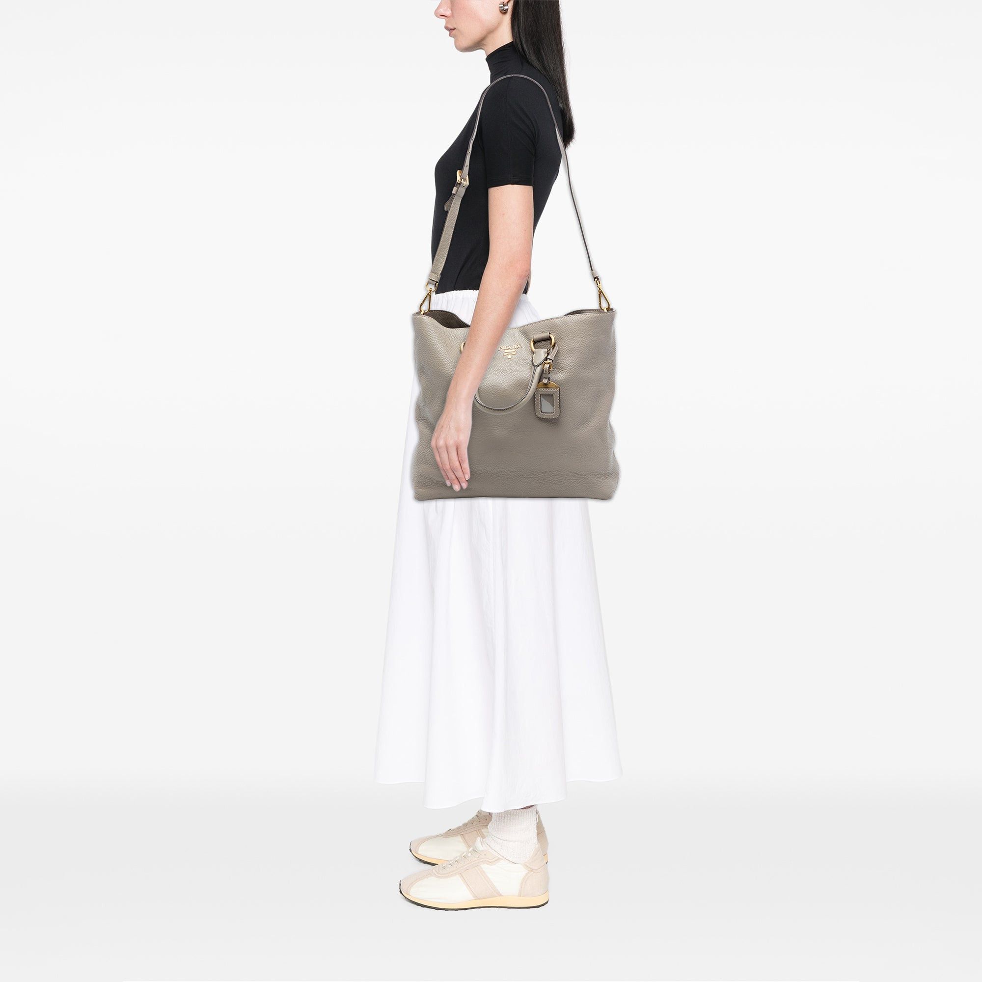 Prada Vitello Daino Open Convertible Tote Size ONE SIZE - 6 Thumbnail