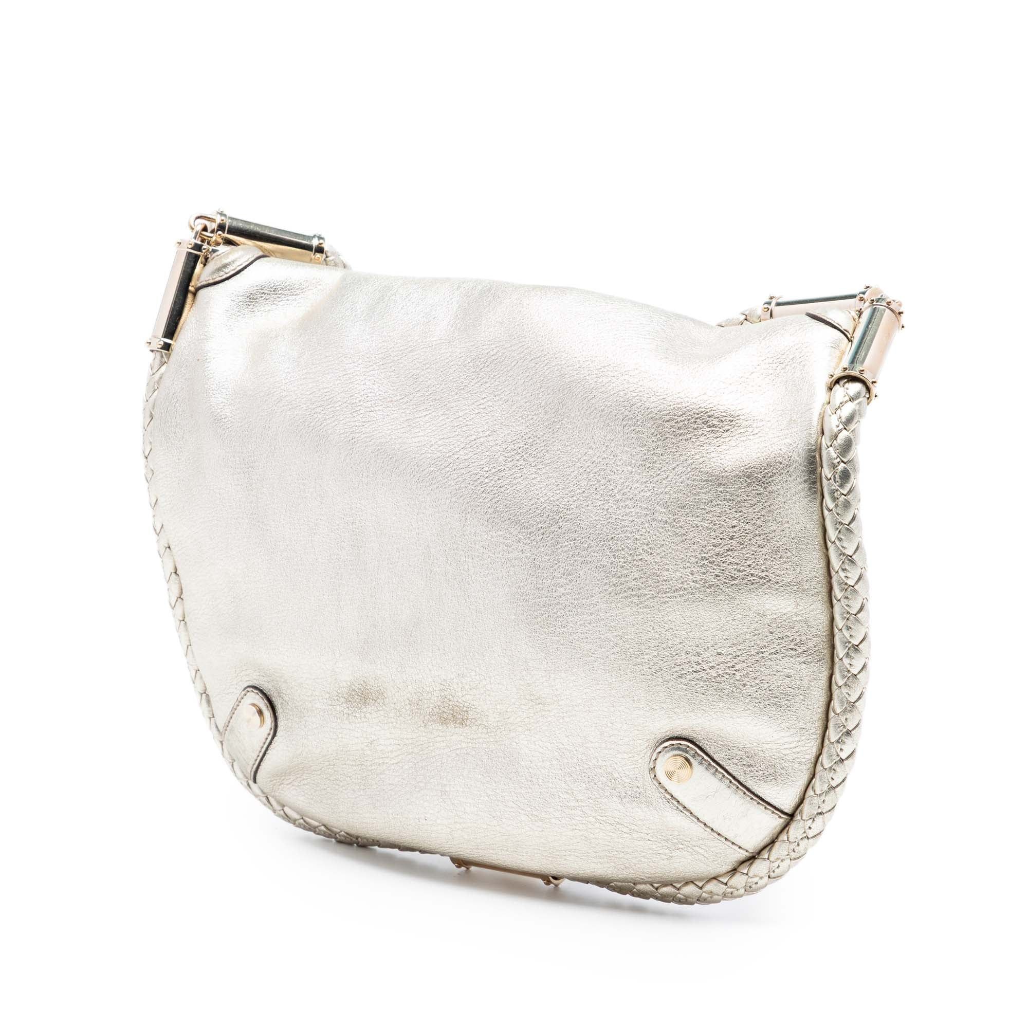 Gucci Medium Metallic Calfskin Britt Tassel Flap Shoulder Bag Size ONE SIZE - 2 Thumbnail