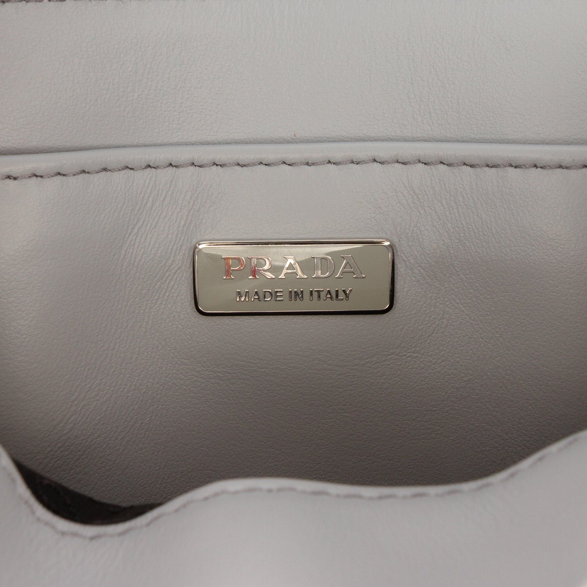 Prada Small Leather Brushed Tote Size ONE SIZE - 5 Thumbnail
