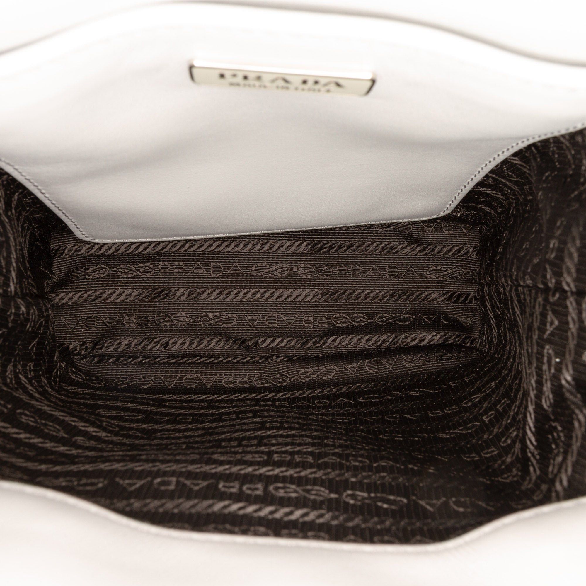 Prada Small Leather Brushed Tote Size ONE SIZE - 4 Thumbnail