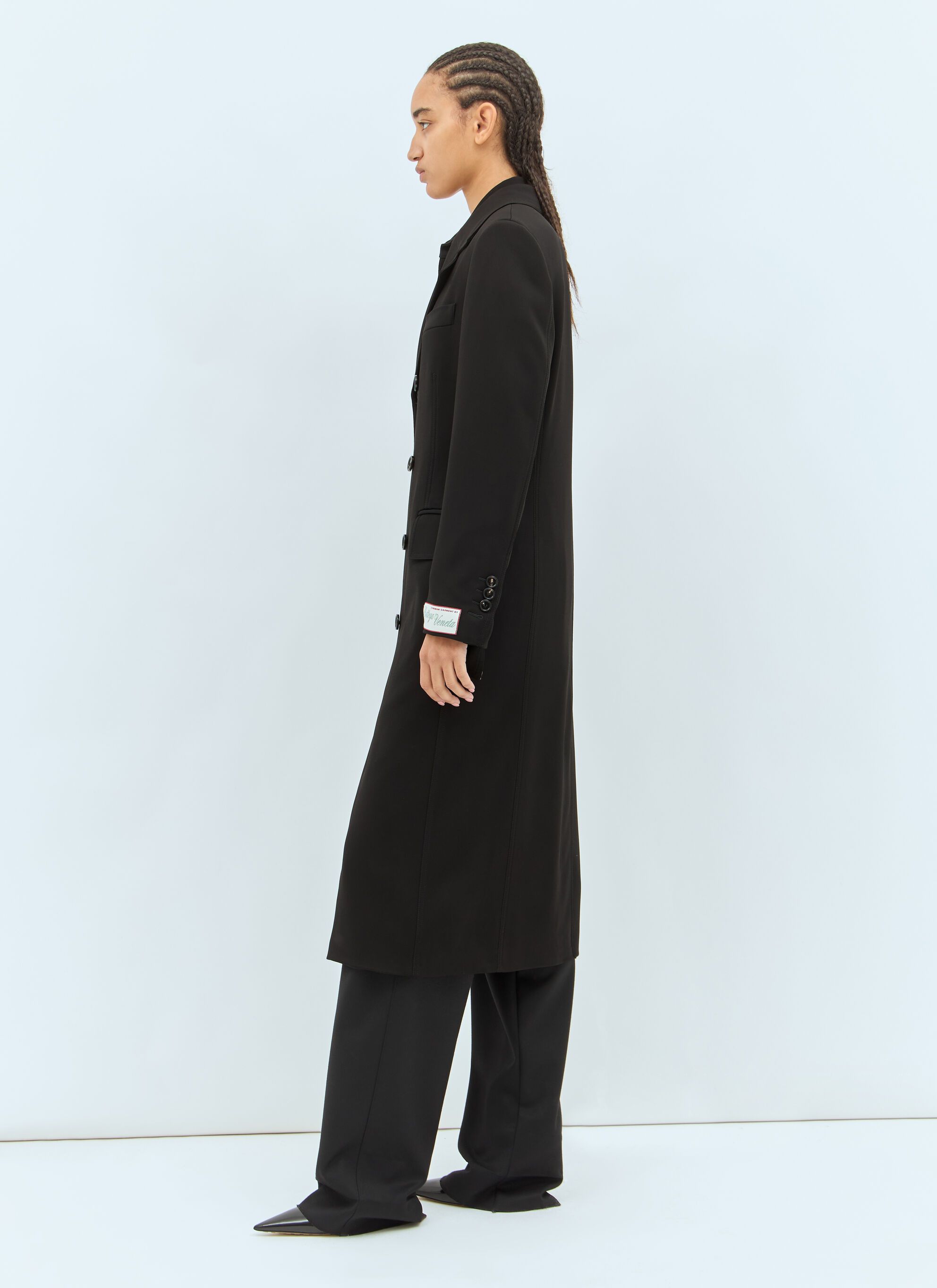 Bottega Veneta Matt Fluid Viscose Jersey Coat Size M / US 6-8 / IT 42-44 - 3 Thumbnail