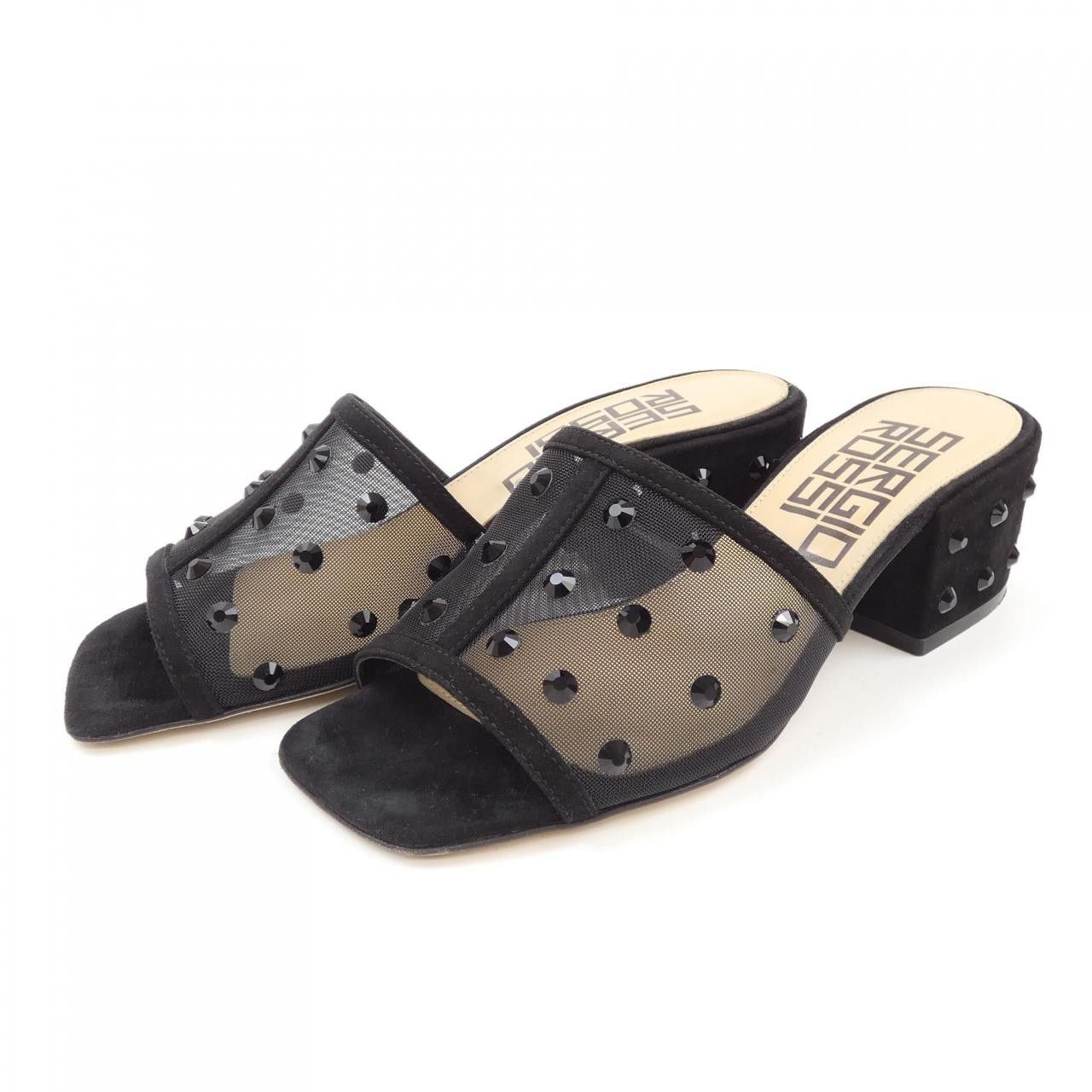 Other Other Sergio Rossi Leather Sandals Leather Shoes SERGIO045 DUTY FREE for USA Size ONE SIZE - 3 Thumbnail
