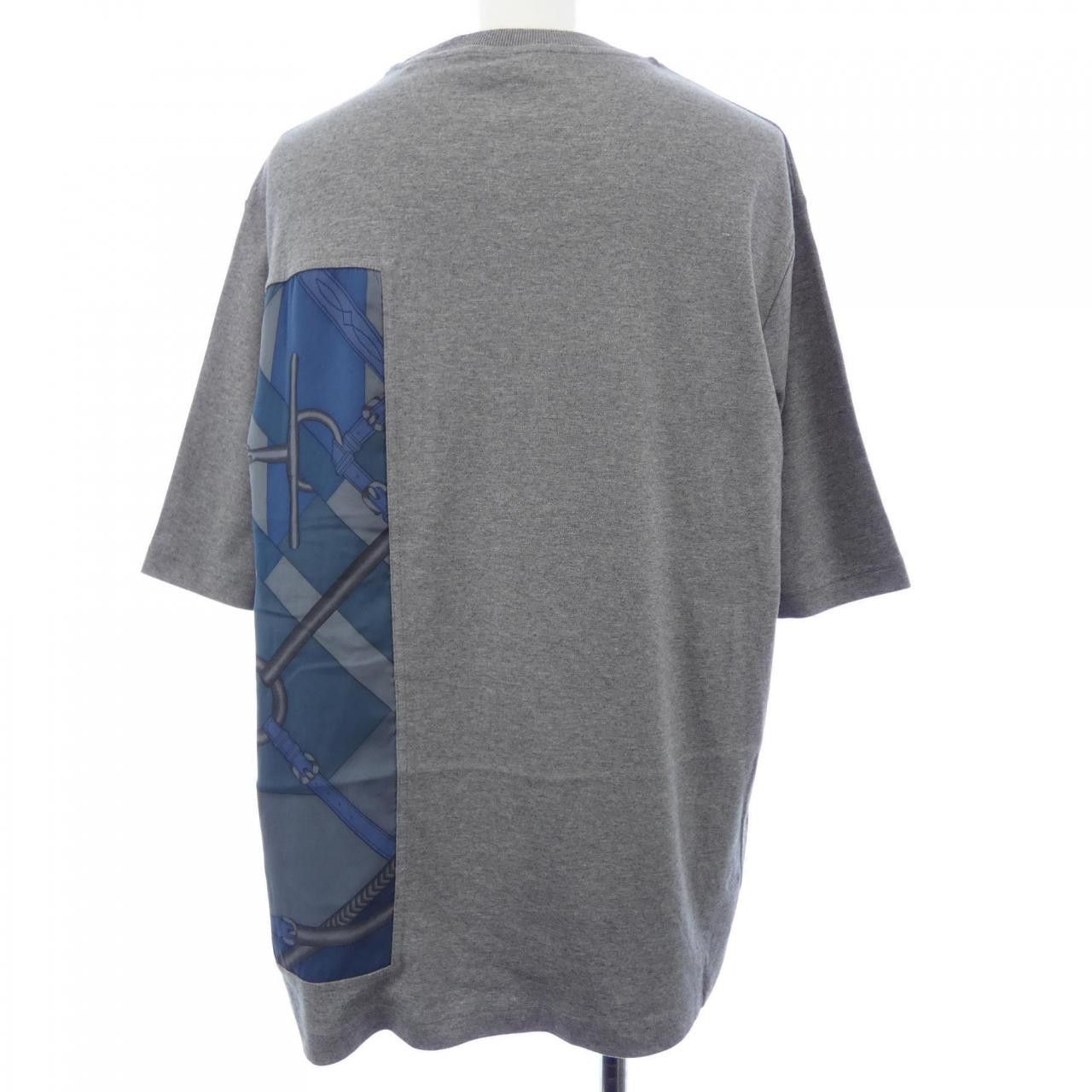 Hermes Hermes Hermes PARCORS SANS FAUTE DECADRE Cashmere Blend T Shirt Textile T-Shirts DUTY FREE for USA Size ONE SIZE - 2 Thumbnail