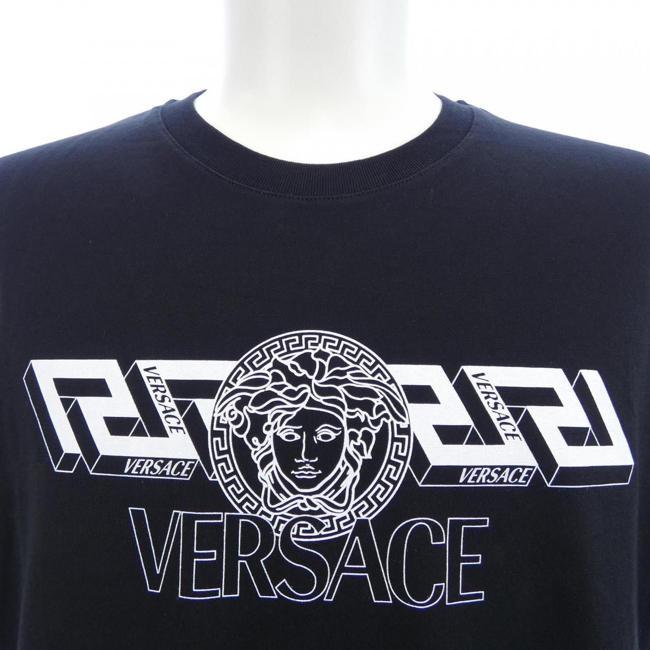 Versace Versace Versace Cotton T Shirt Textile T-Shirts 1003906 DUTY FREE for USA Size ONE SIZE - 5 Thumbnail