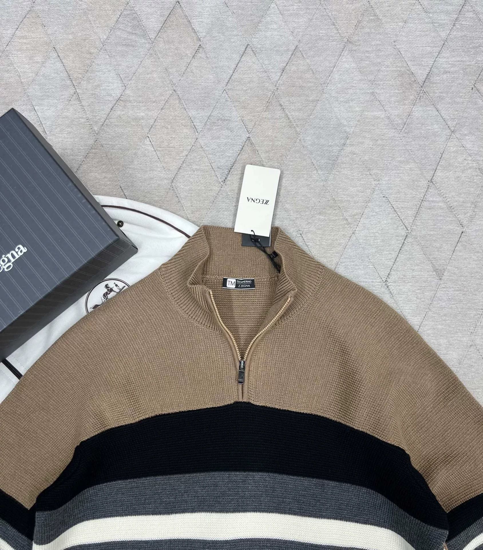 Ermenegildo Zegna Zegna High Performance Wool Turtleneck Sweater Size US L / EU 52-54 / 3 - 2 Thumbnail