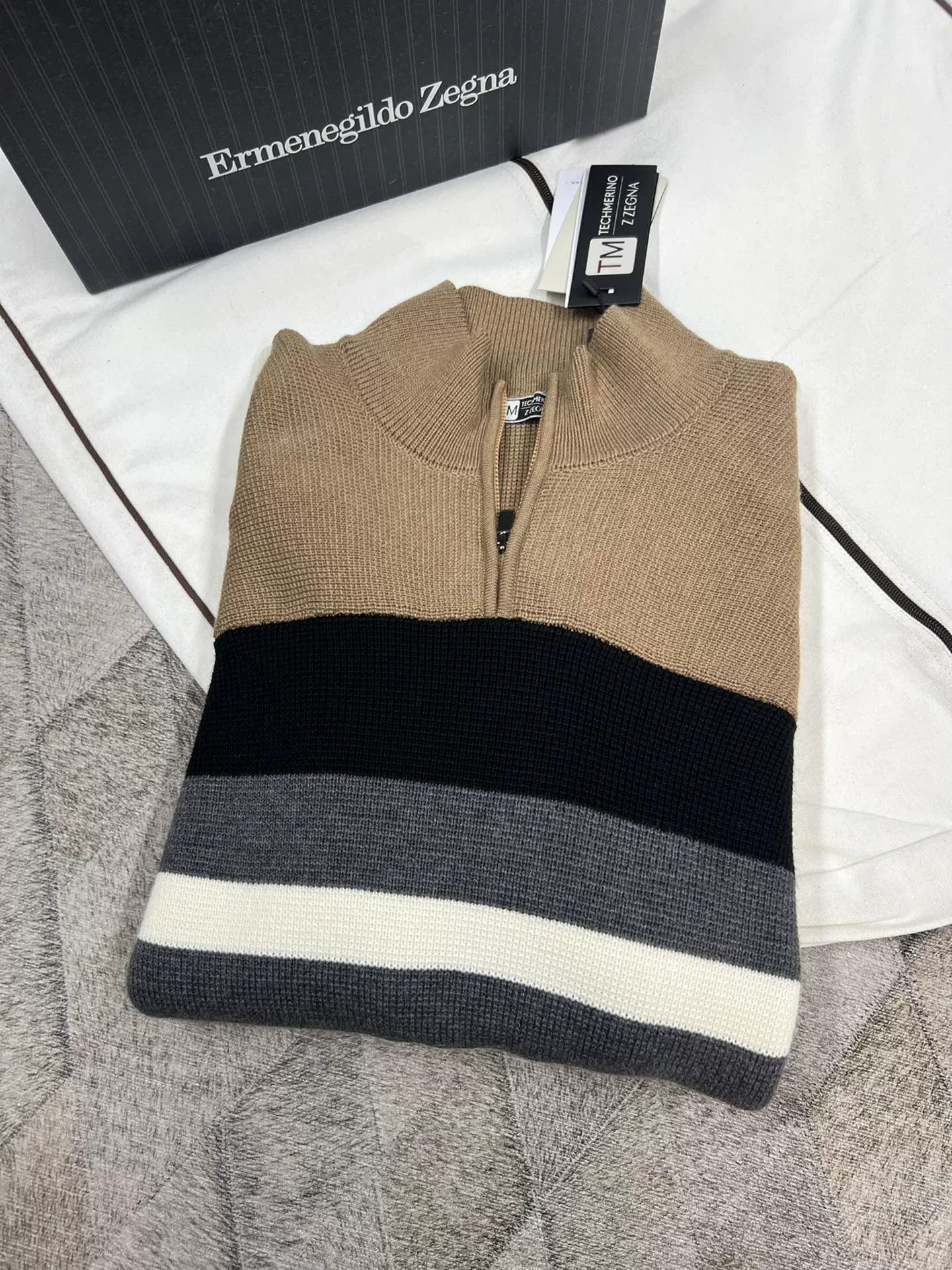 Ermenegildo Zegna Zegna High Performance Wool Turtleneck Sweater Size US L / EU 52-54 / 3 - 4 Thumbnail