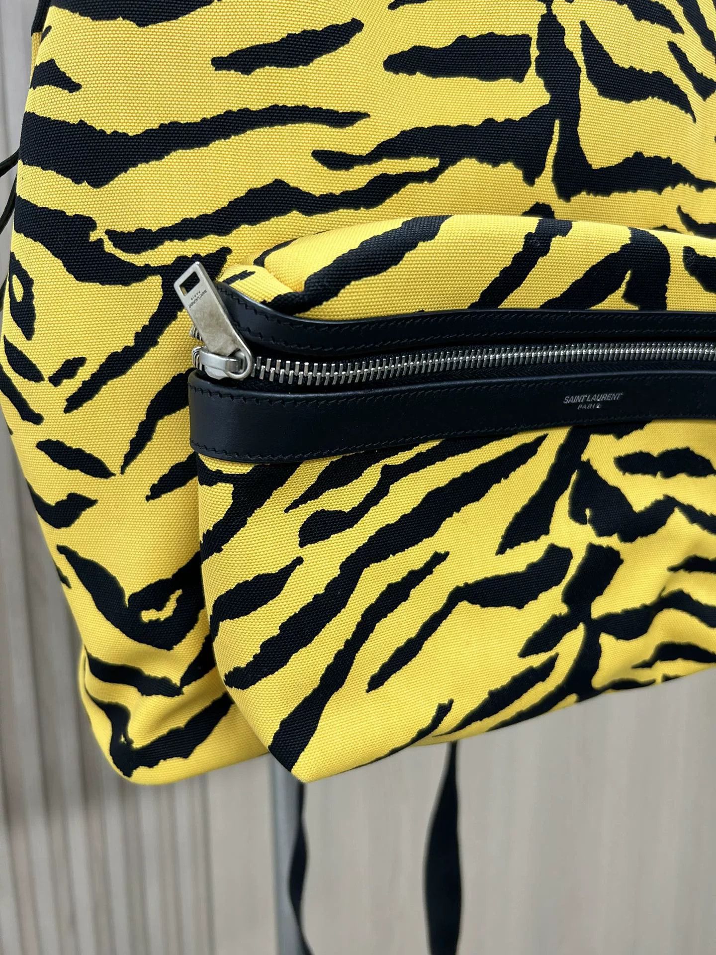 Saint Laurent Paris Saint Laurent Tiger Stripe Backpack Size ONE SIZE - 2 Thumbnail
