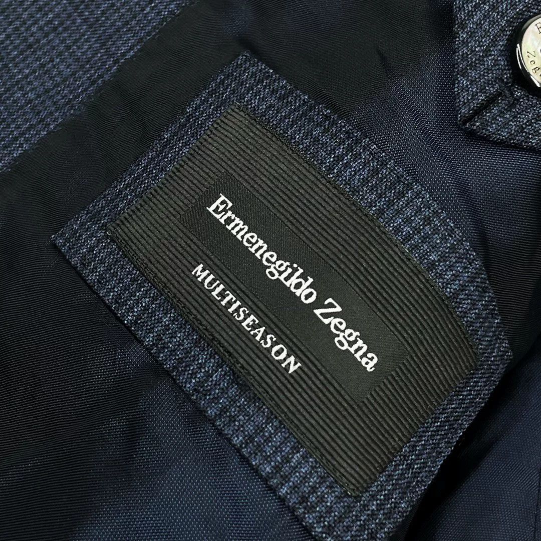 Ermenegildo Zegna Ermenegildo Zegna Diamond Wool Suit Size US S / EU 44-46 / 1 - 7 Thumbnail