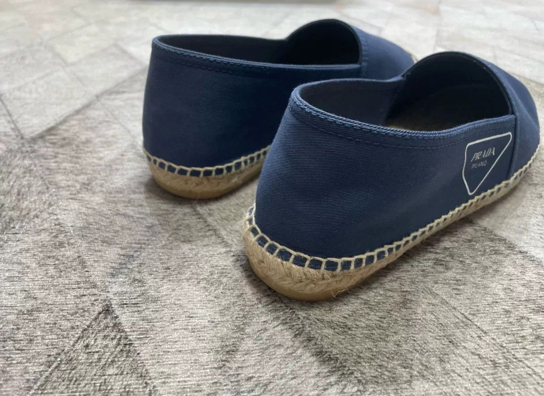 Prada Prada Triangle Logo Espadrilles New Size US 6 / EU 39 - 5 Thumbnail