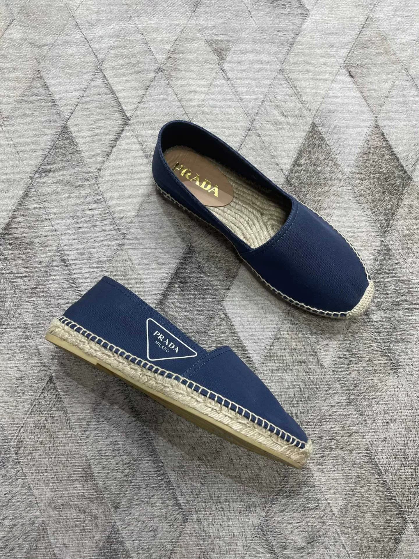 Prada Prada Triangle Logo Espadrilles New Size US 6 / EU 39 - 2 Thumbnail