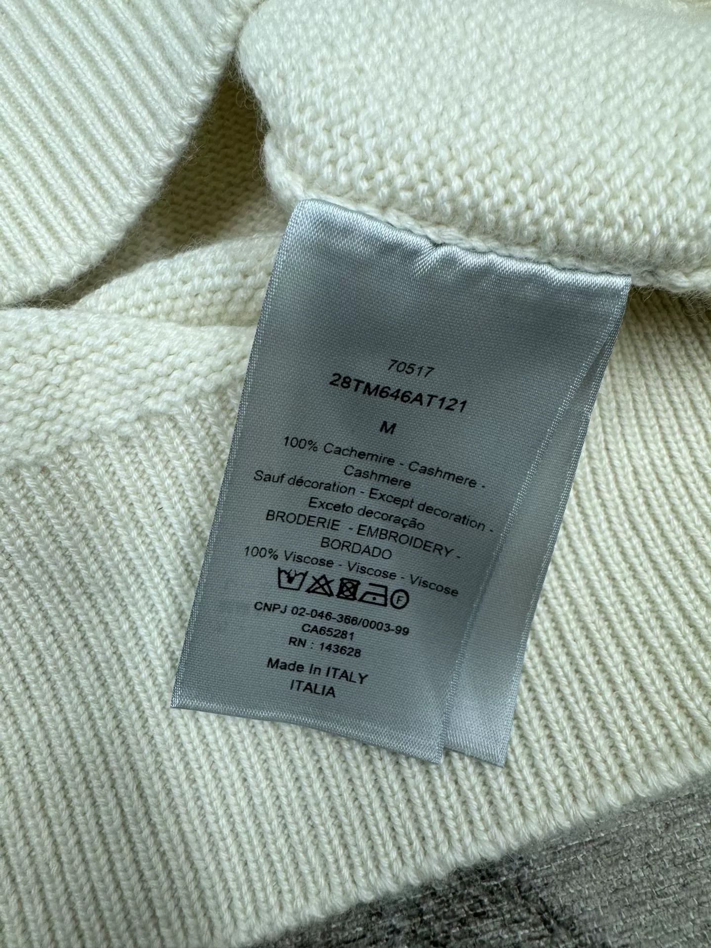 Dior Dior 24AW CD Embroidery Sweatshirt Size US XL / EU 56 / 4 - 6 Thumbnail