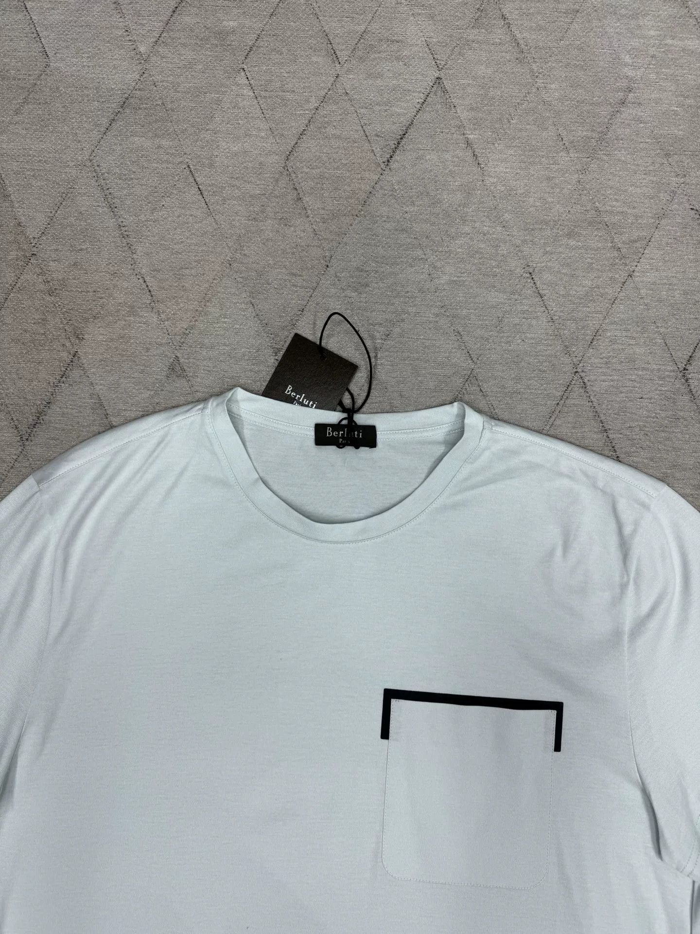 Berluti Berluti Patchwork Leather Pocket T-Shirt Size US S / EU 44-46 / 1 - 2 Thumbnail