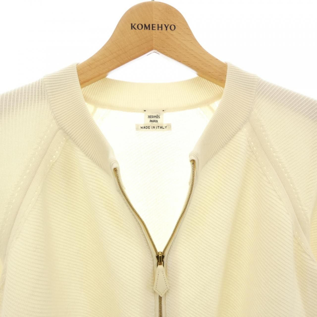 Hermes Hermes Hermes 36 Knit Cardigan Textile Tops DUTY FREE for USA Size ONE SIZE - 5 Thumbnail