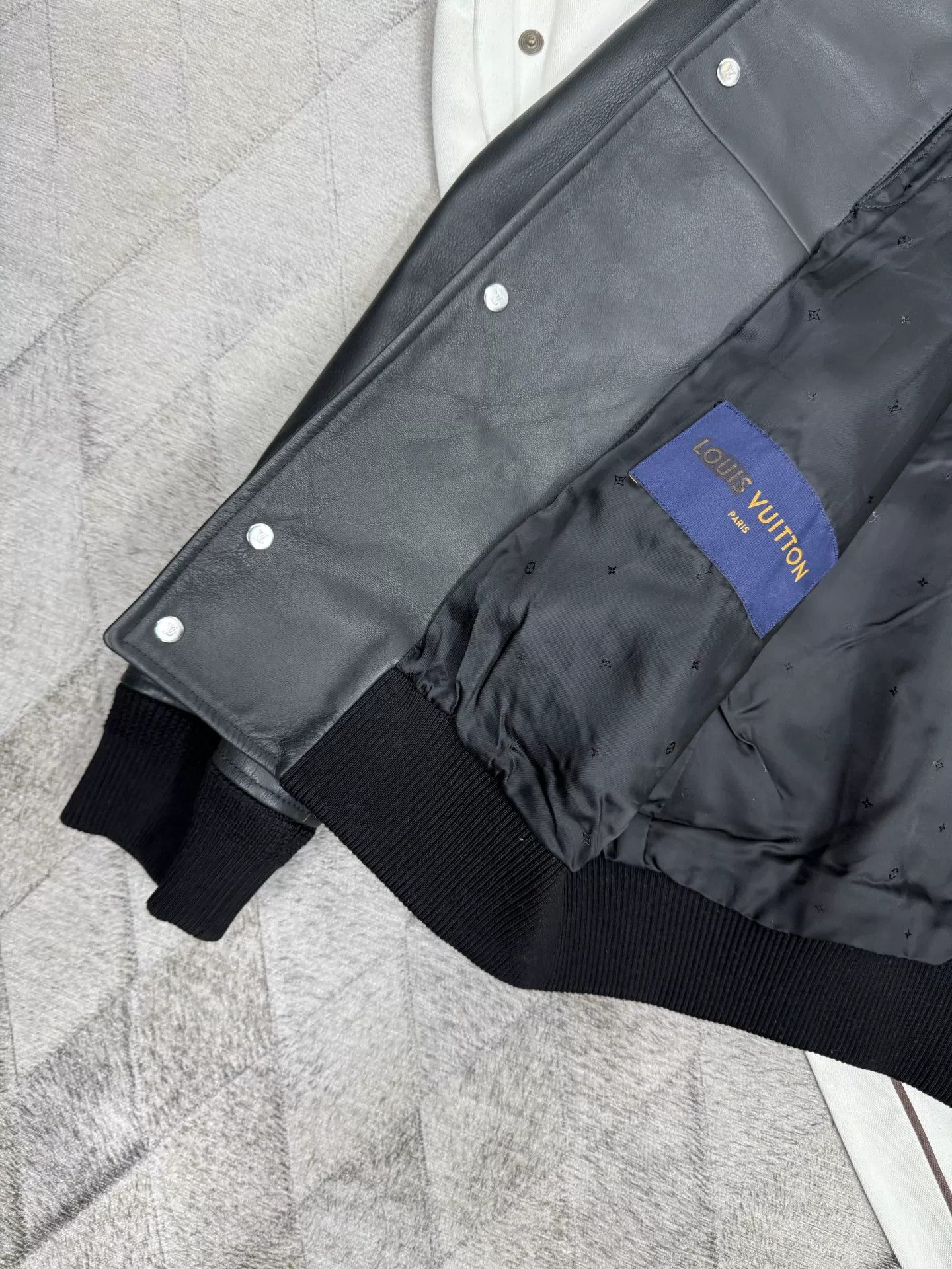 Louis Vuitton LV NBA Lambskin Baseball Leather Jacket Size US L / EU 52-54 / 3 - 6 Thumbnail