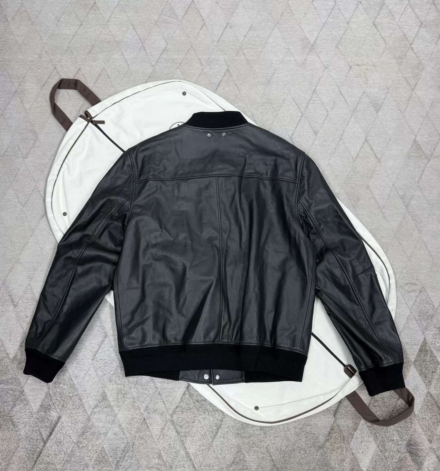 Louis Vuitton LV NBA Lambskin Baseball Leather Jacket Size US L / EU 52-54 / 3 - 7 Thumbnail
