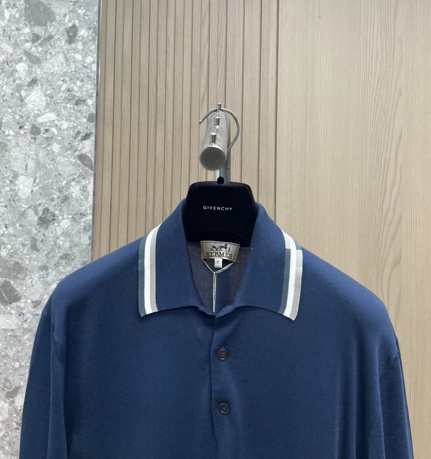 Hermes Hermes Spring Summer Cotton Knit Polo Size US M / EU 48-50 / 2 - 2 Thumbnail