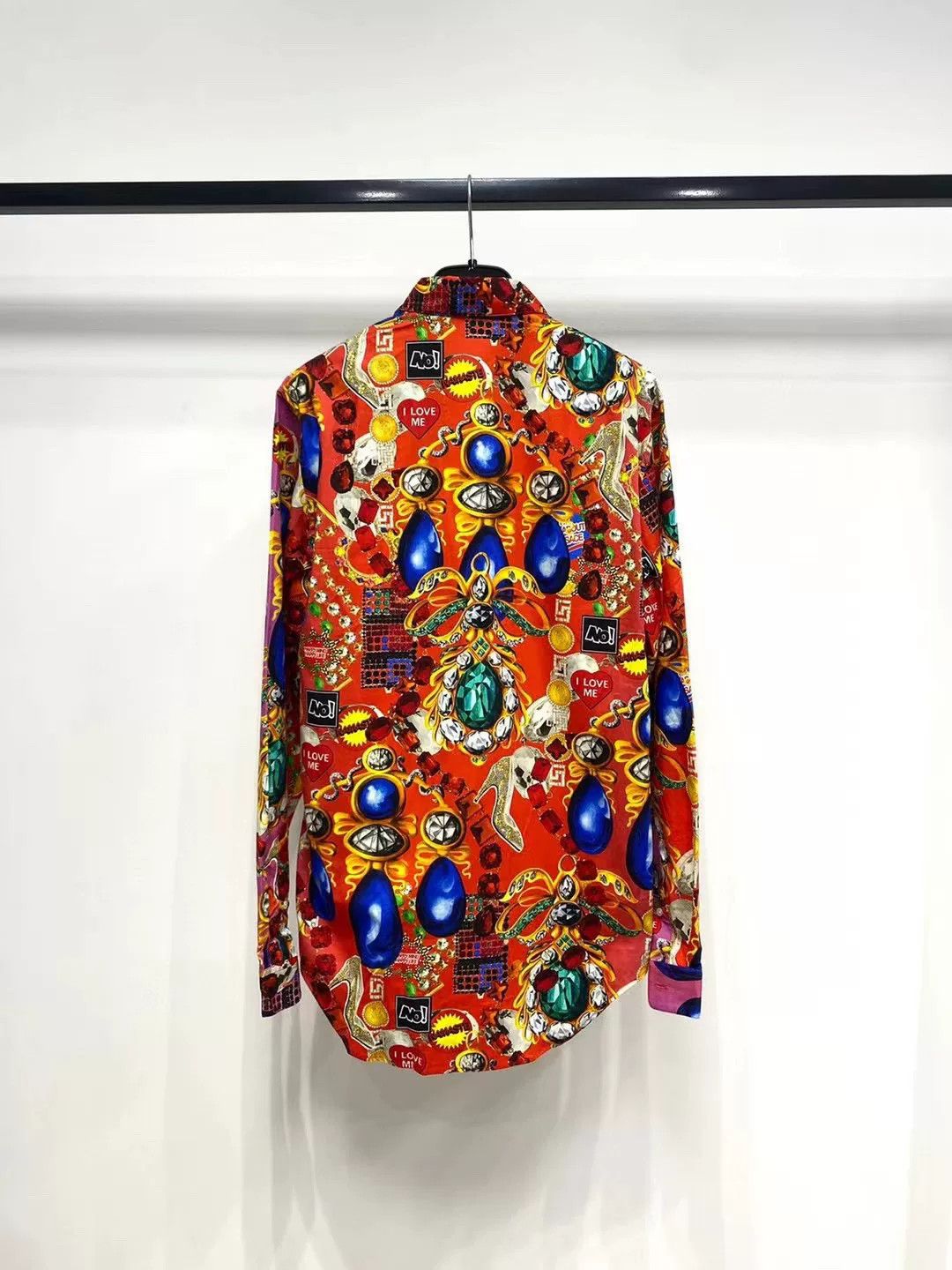 Versace Versace Spring Summer Slim Gem Shirt Size US XXS / EU 40 - 2 Thumbnail