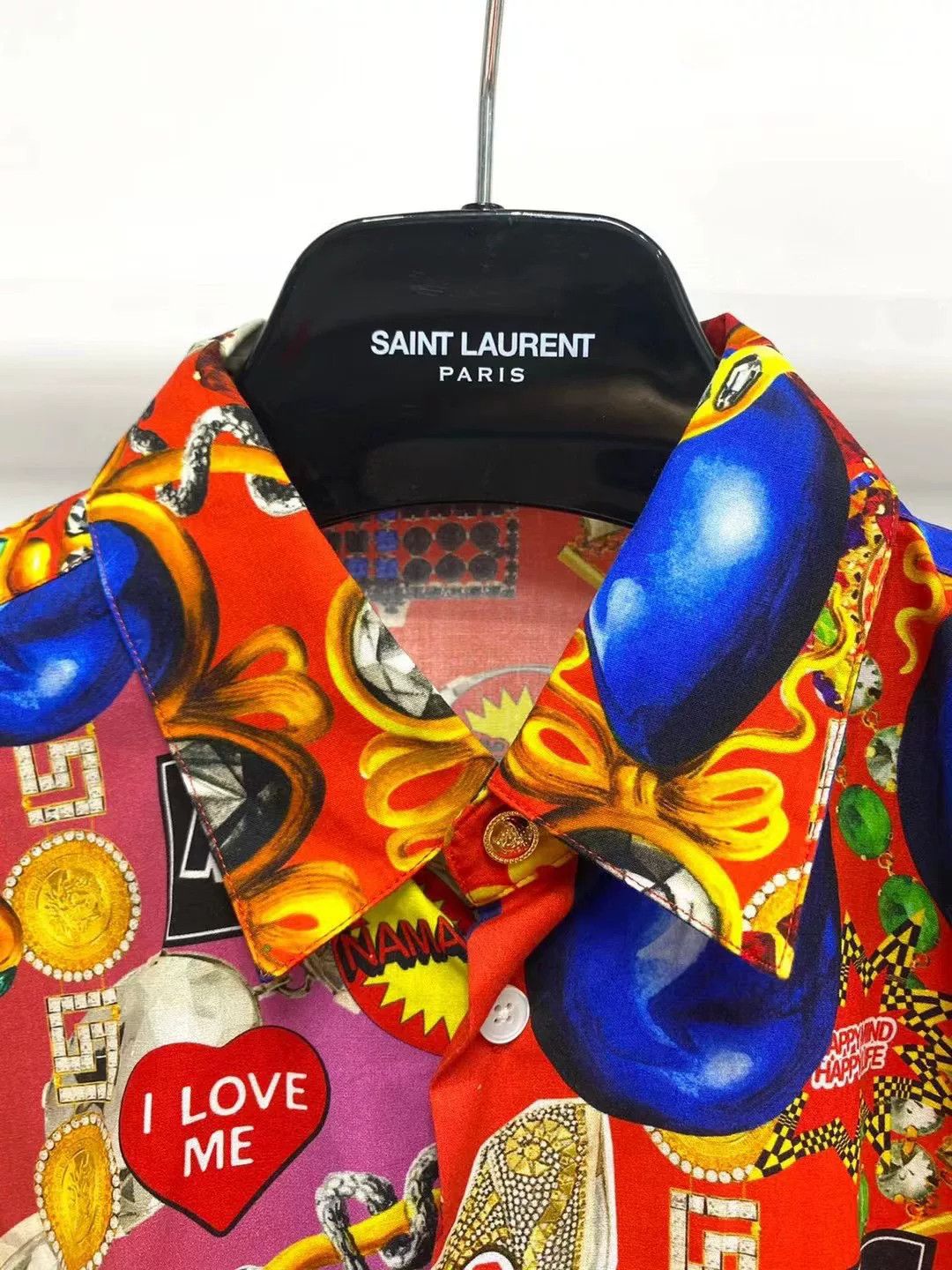 Versace Versace Spring Summer Slim Gem Shirt Size US XXS / EU 40 - 3 Thumbnail