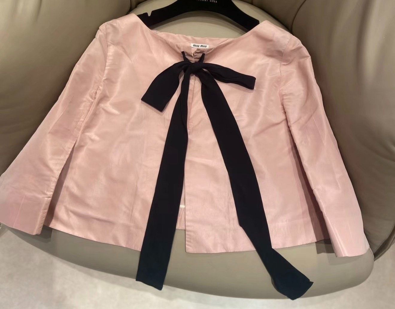 Miu Miu Miumiu Pink Cardigan & Skirt Set Size XS / US 0-2 / IT 36-38 - 9 Thumbnail