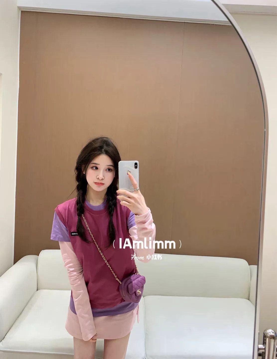 Miu Miu Miu Miu 24SS Purple Pink 3-Piece Sweatshirt Size M / US 6-8 / IT 42-44 - 3 Thumbnail